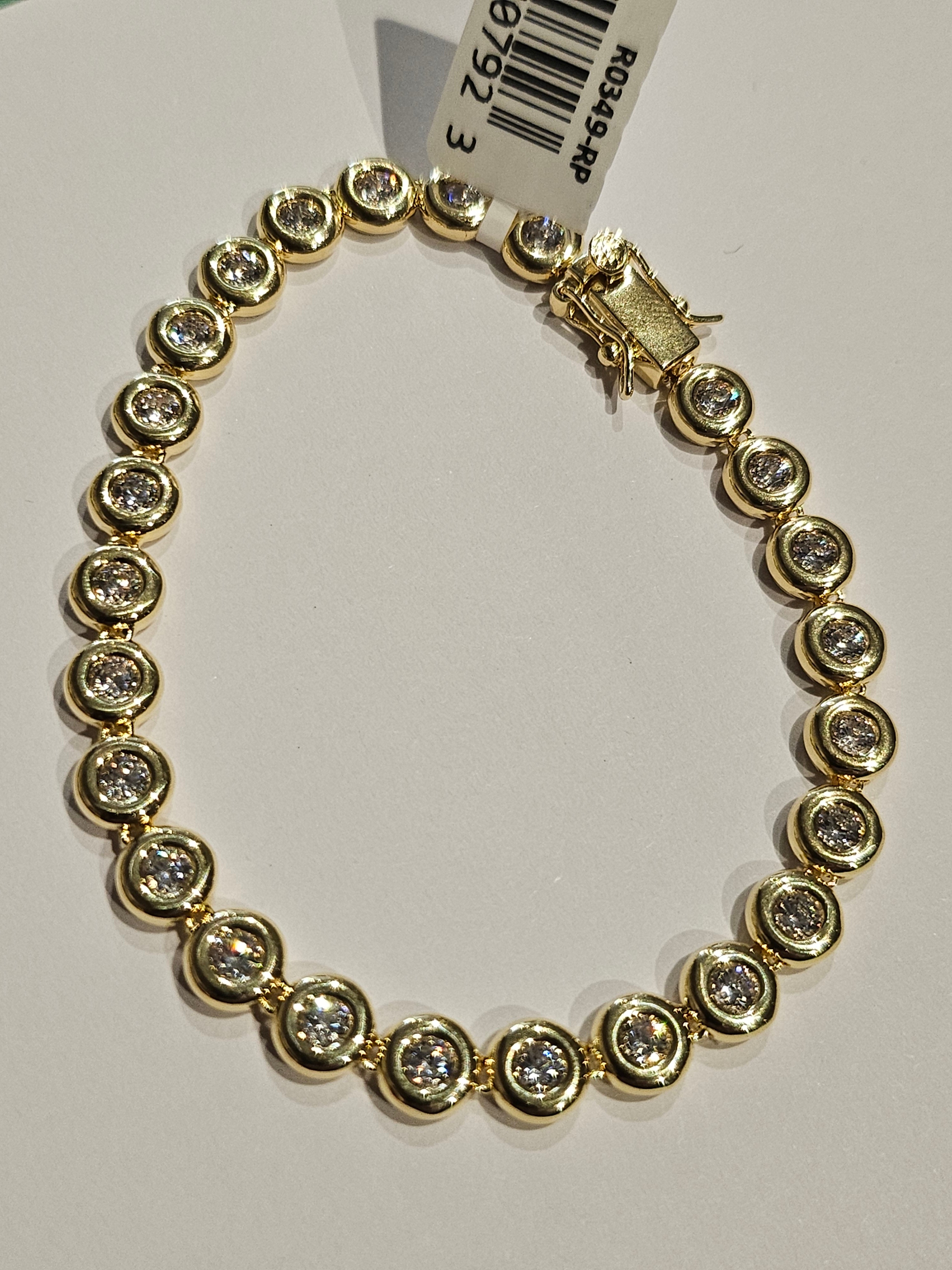 Reign S/SBracelet - Gold-plated with Cubic Zirconia x 25 - $330