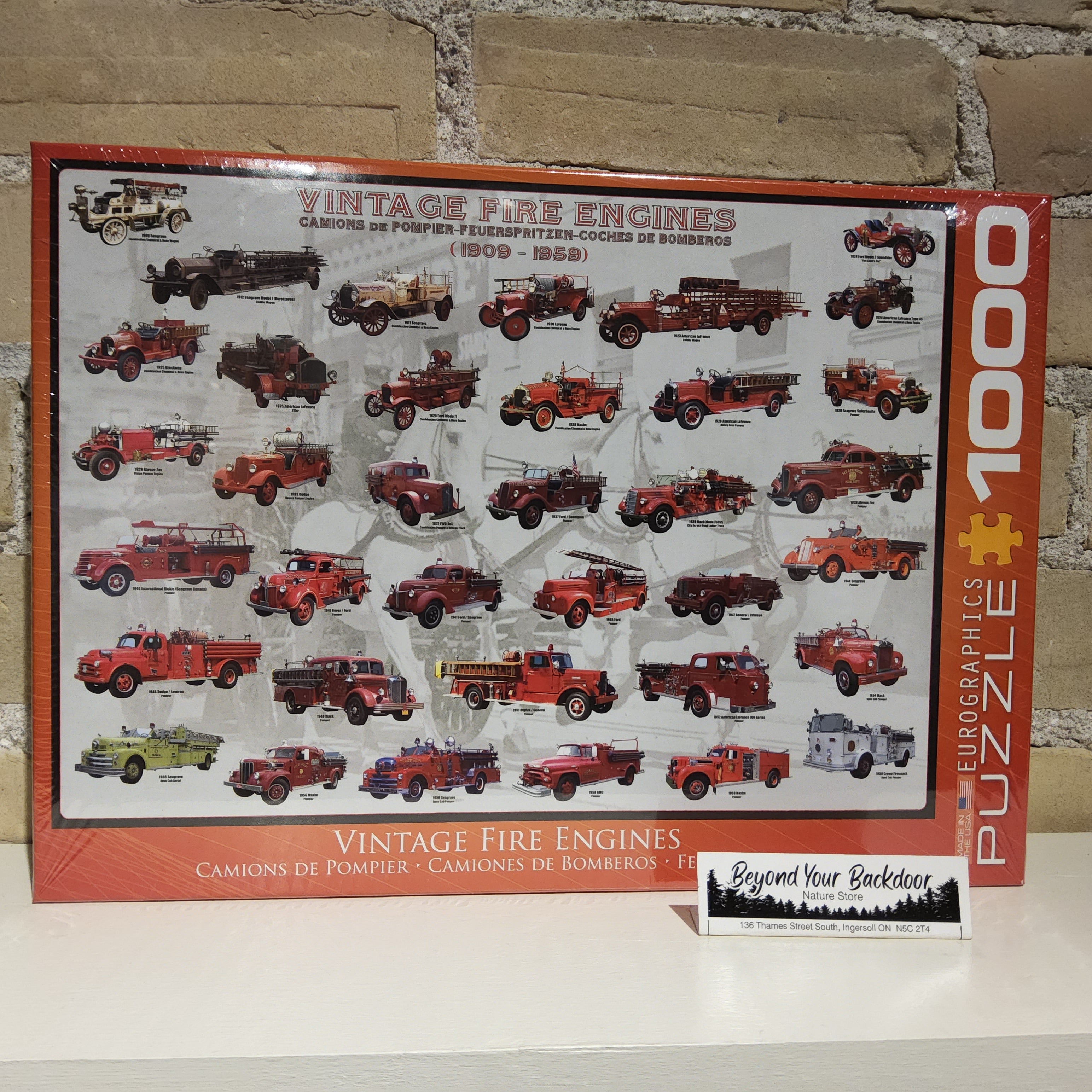 Eurographics Puzzle - Vintage Fire Engines - 1000 pieces - 6000-0239