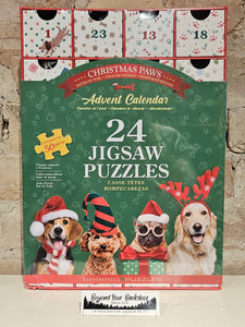 Eurographics Advent Calendar - Christmas Paws (Dogs) - 24 Jigsaw Puzzles  - 8924-5921