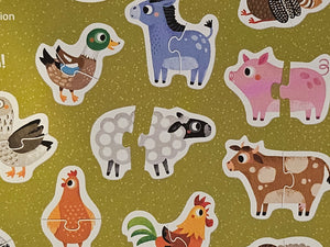 Banana Panda Progressive Puzzle - Farm Animals - 18 months+ - 30 pieces - 49208