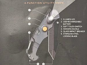 Ace Camp Four-Function Utility Knife - 2530