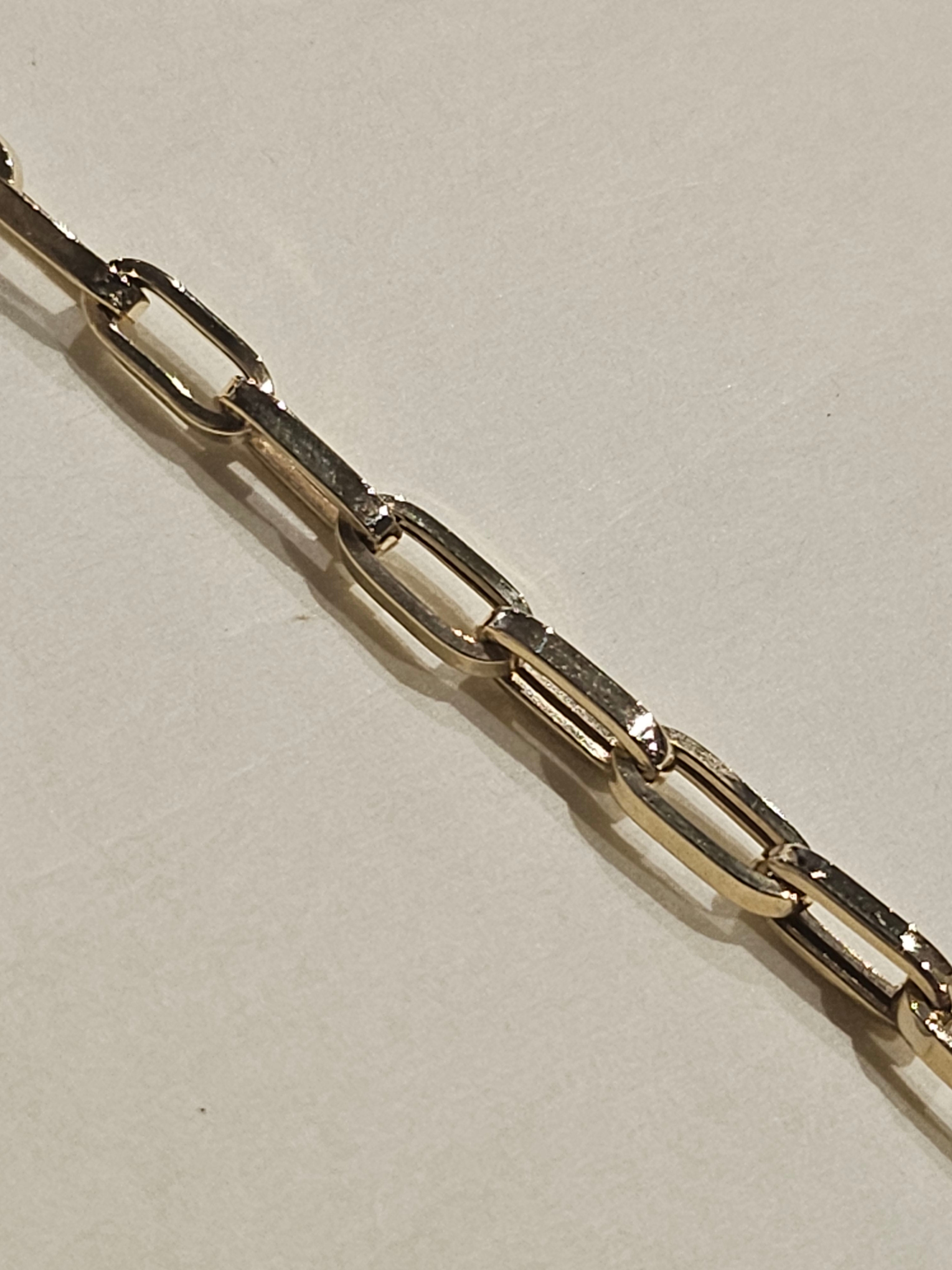 Yellow Gold (10Kt) Link Bracelet - 7.5-inch - 9073 - $627