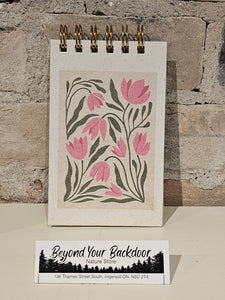 Lady Jayne Spiral Note Pad & Pen - Pink Floral - LJ83293