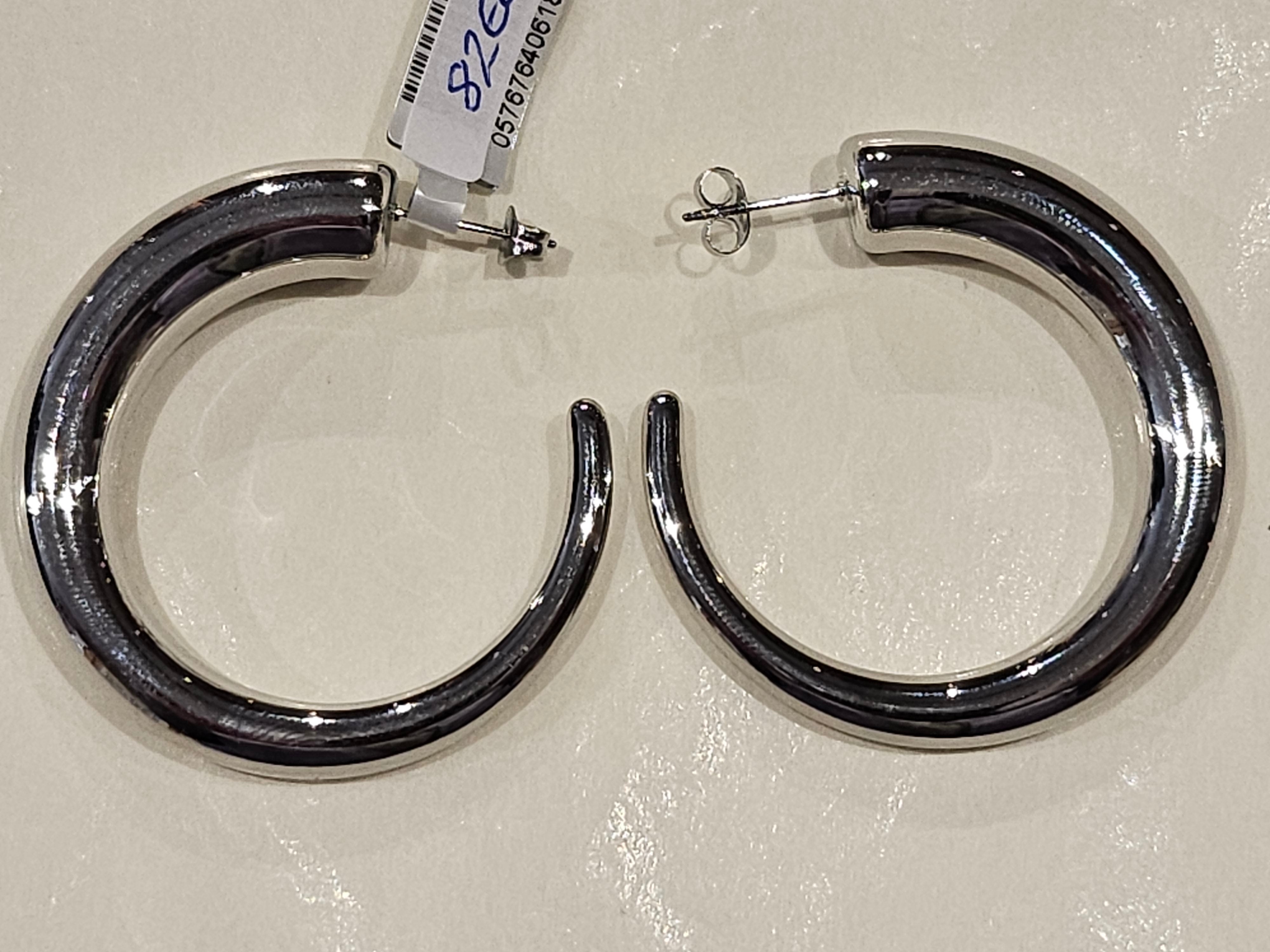 STEELX S/SEarrings - Round Chubby Hoop - 44mm