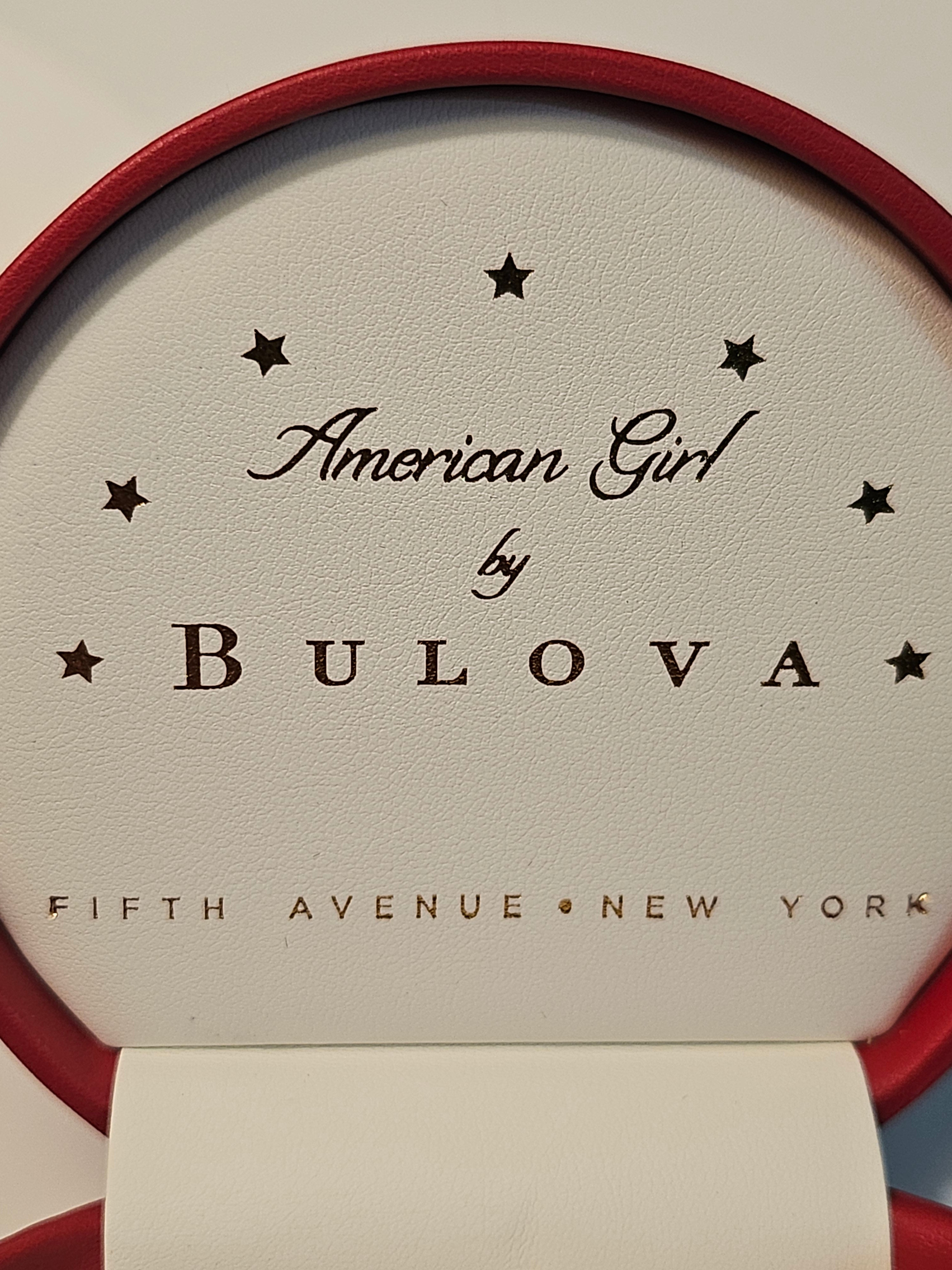 Bulova Stainless Steel Watch - Bangle - Limited Edition - 96L333 - American Girl "M"