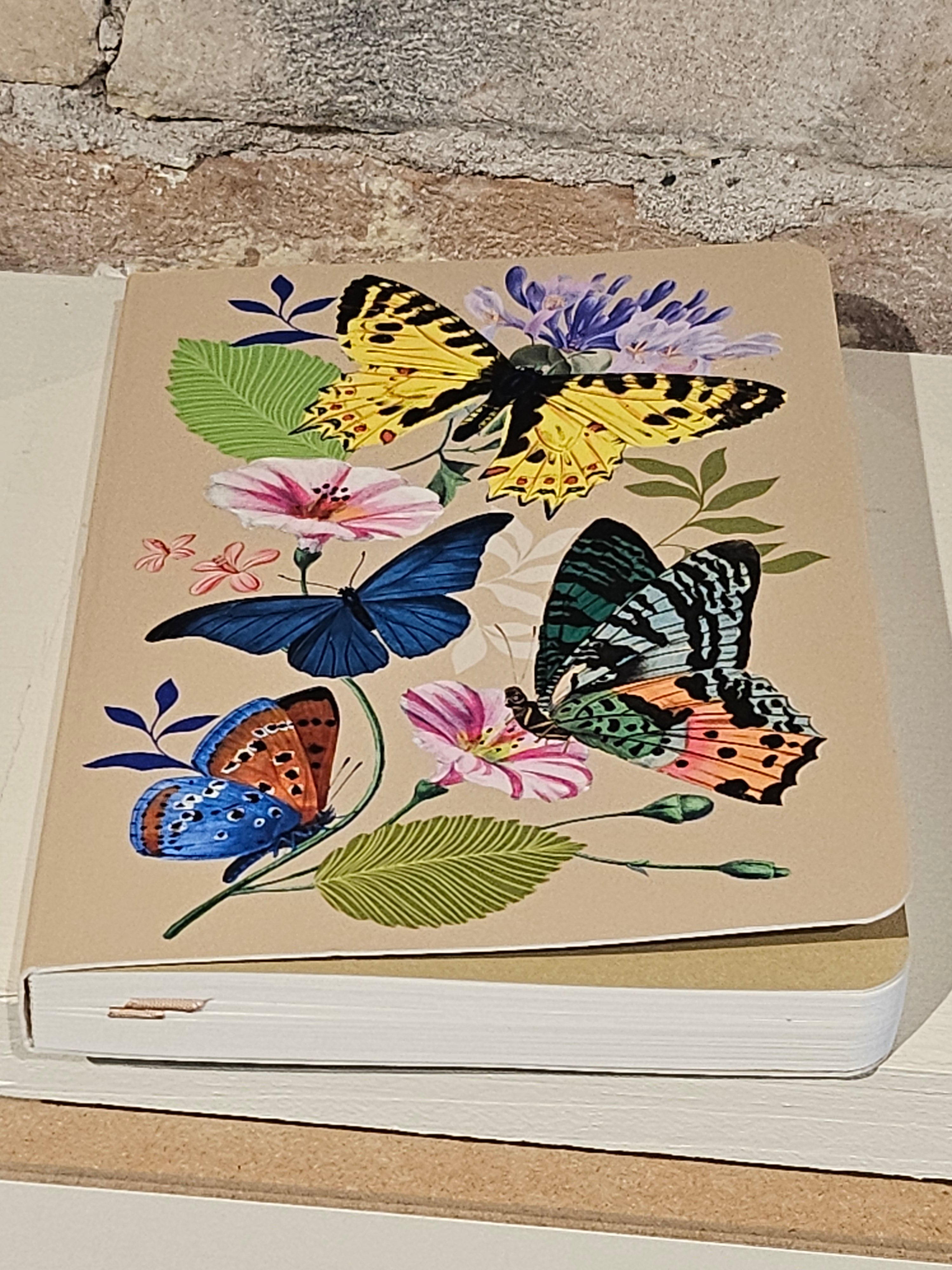 Punch Studio Notebook - Butterfly Design - PU52803