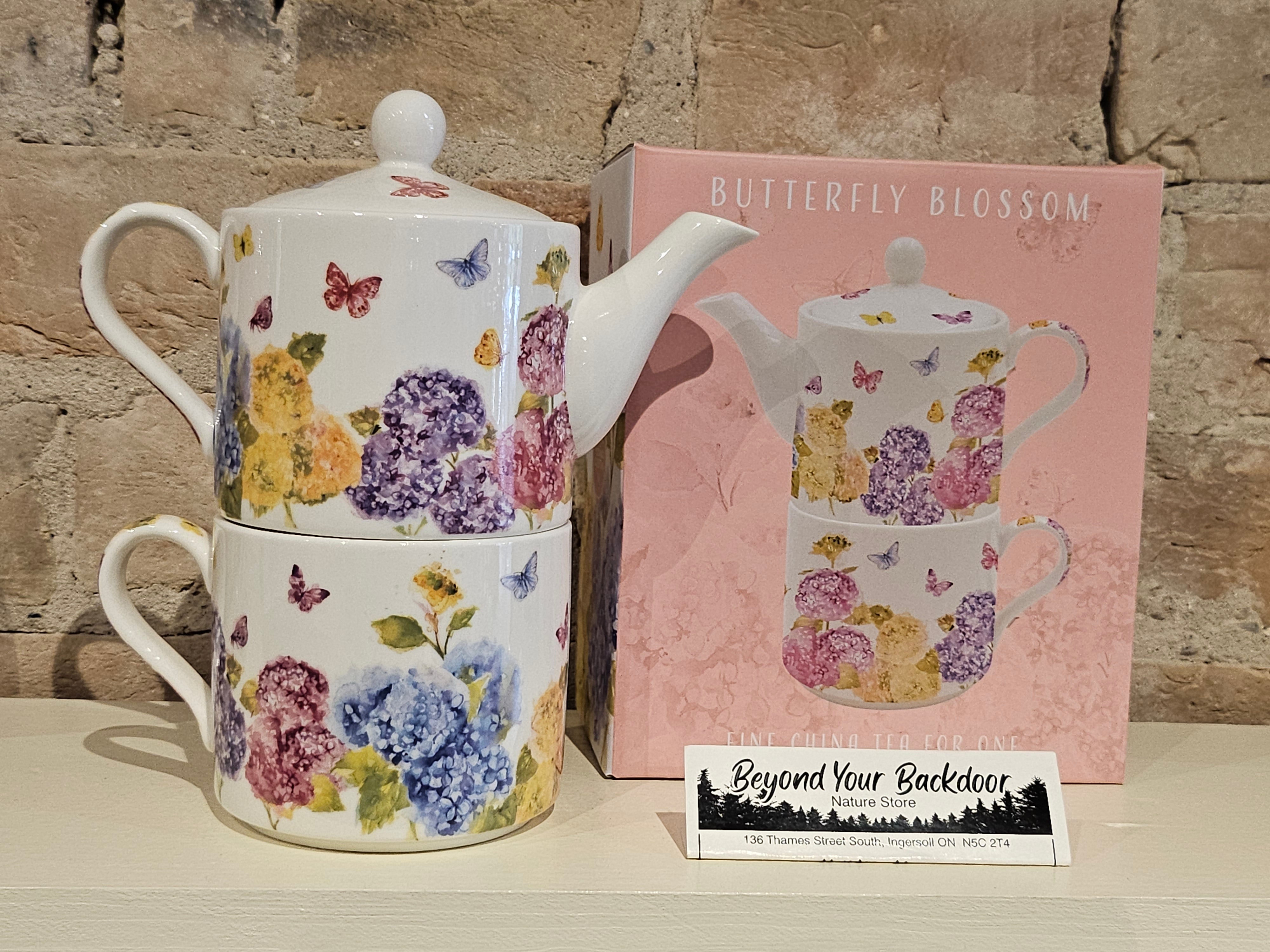Fine China Tea For One Set - Butterfly Blossom - LP95733
