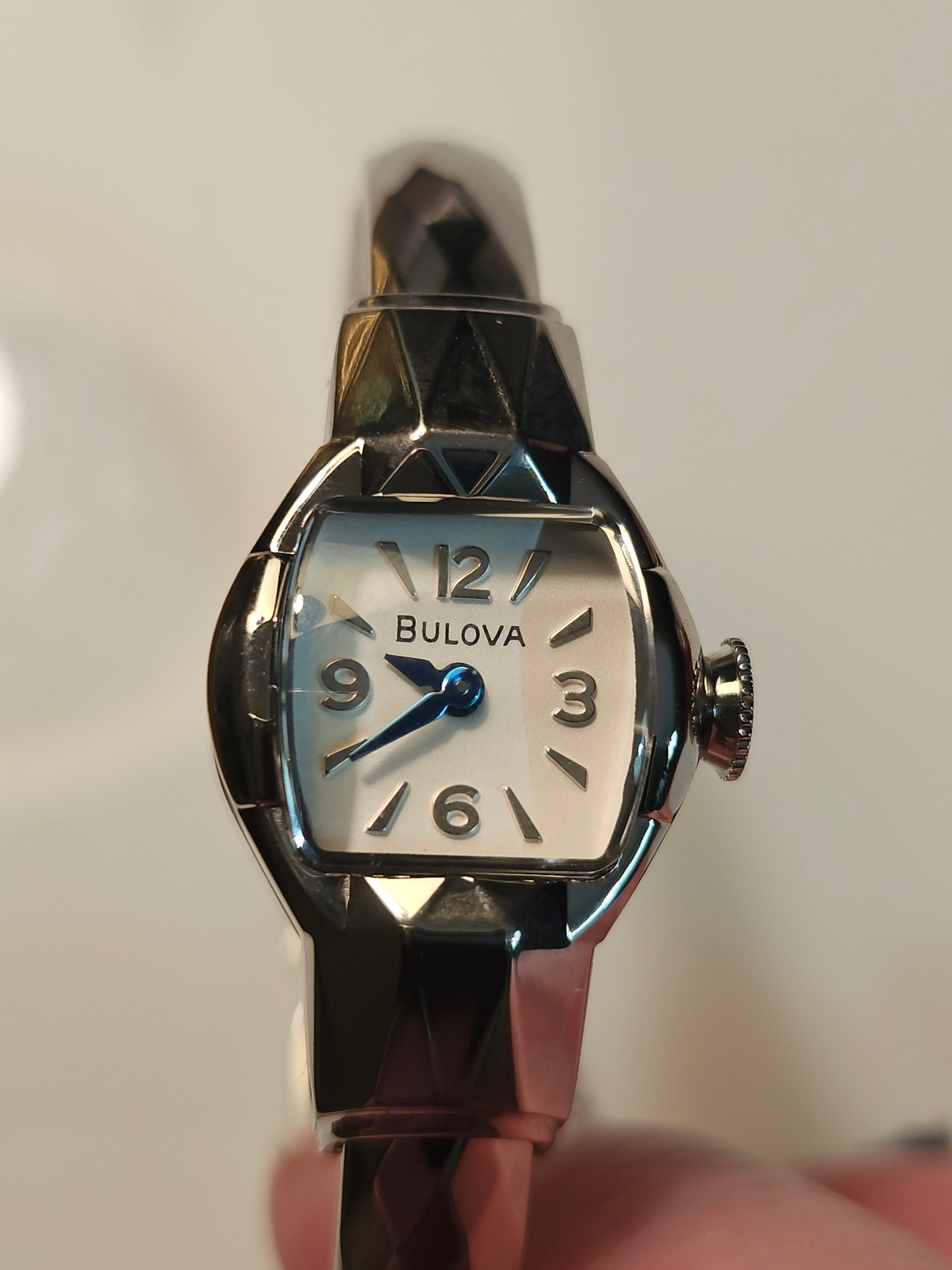 Bulova Stainless Steel Watch - Bangle - Limited Edition - 96L333 - American Girl "M"