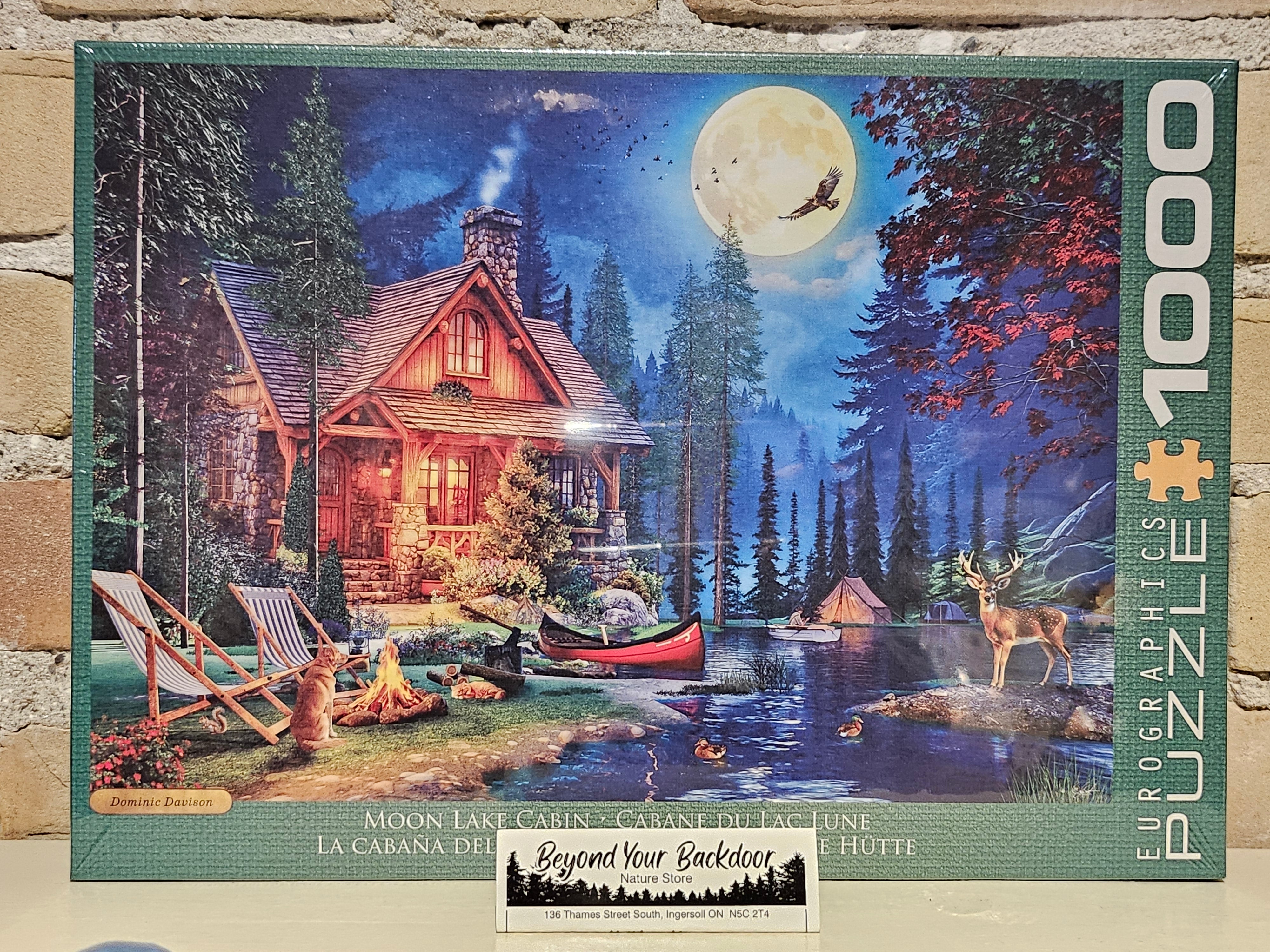 Eurographics Puzzle - Moon Lake Cabin - 1000 pieces - 6000-6140