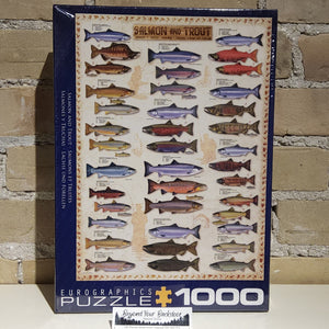Eurographics Puzzle - Salmon and Trout - 1000 pieces - 6000-0311