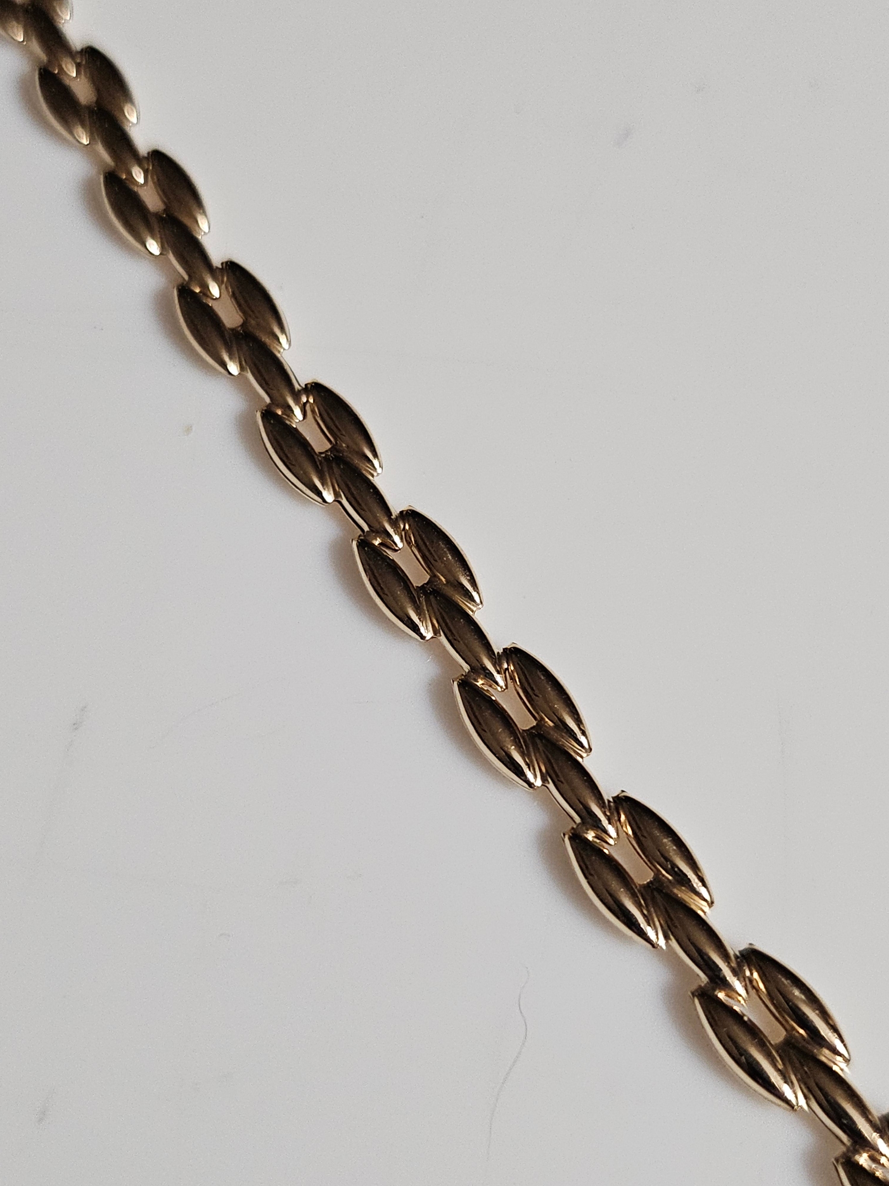 Yellow Gold (10Kt) Link Bracelet - 7.25-inch - 9074 - $845