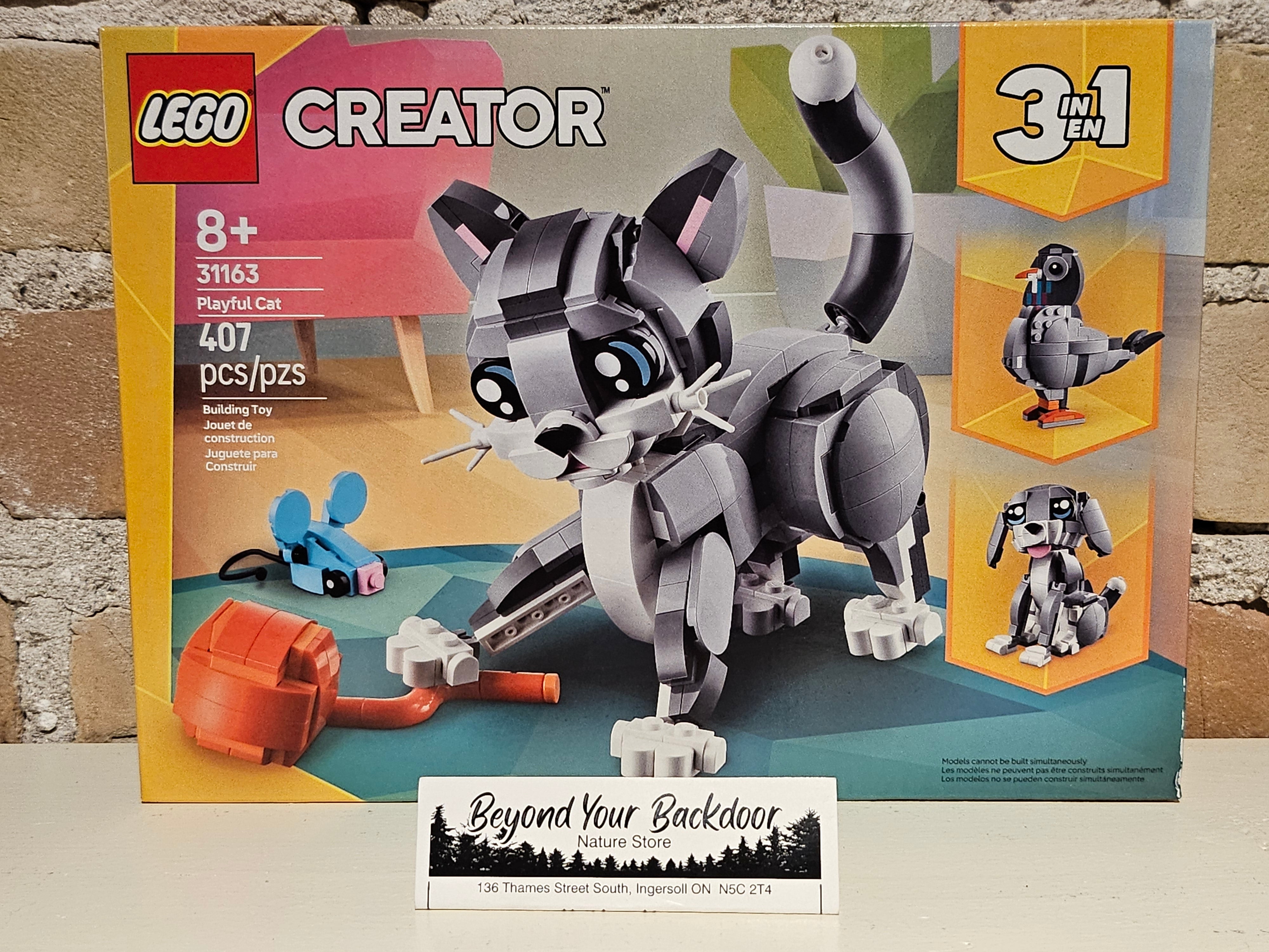 Lego Creator - 3in1 - Playful Cat - Age 8+ - 407 pieces - 31163