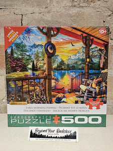 Eurographics Puzzle - Early Morning Fishing- 500 Large pieces - 8500-5884
