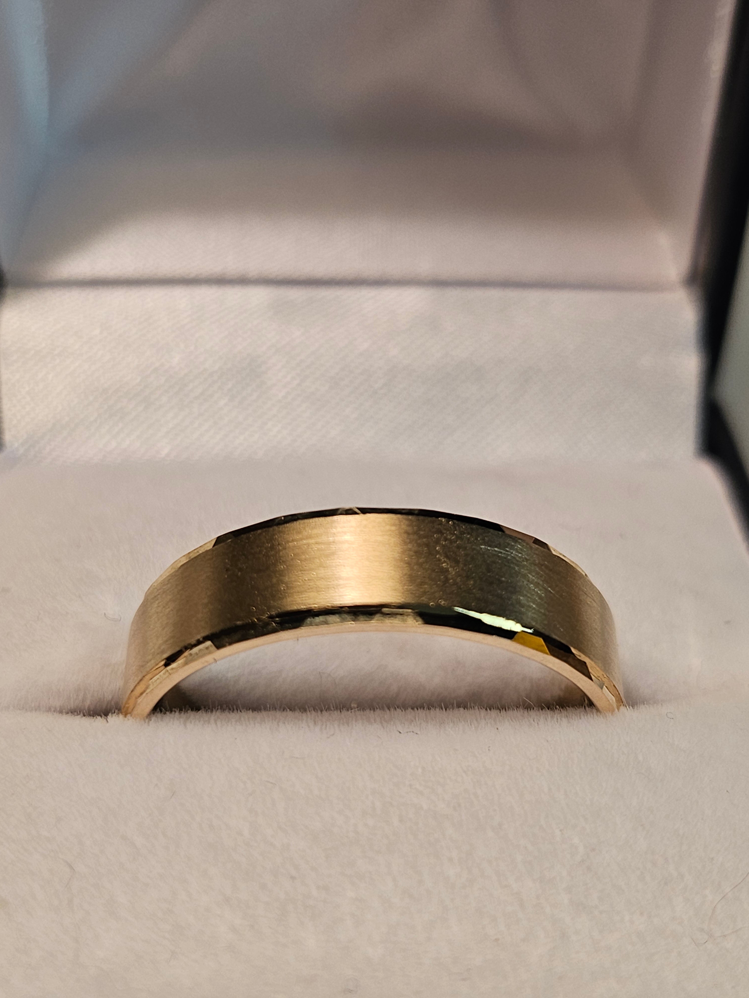 Gold Wedding Band - Men's 1T010M - $2078