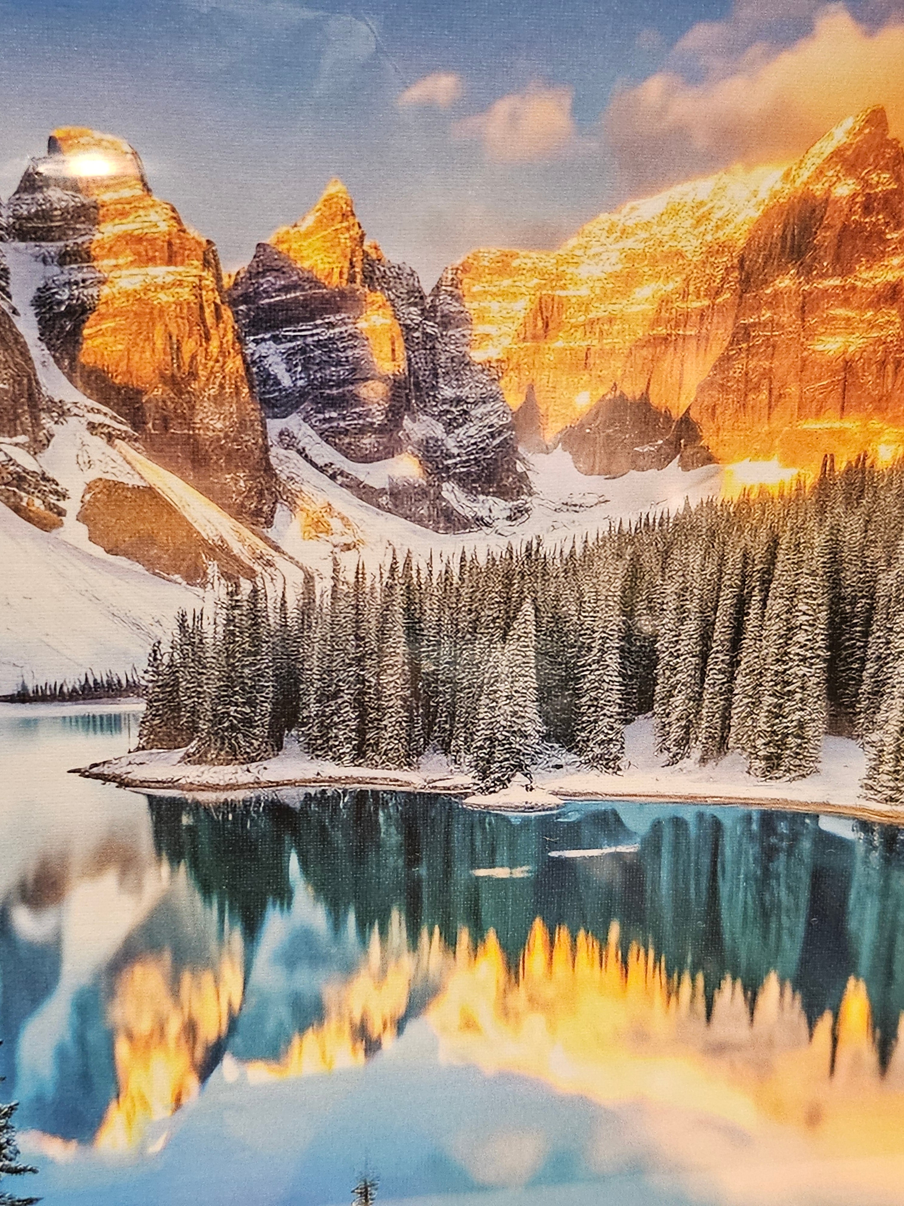 Eurographics Puzzle - Lake Moraine in WInter - 1000 pieces - 6000-6101