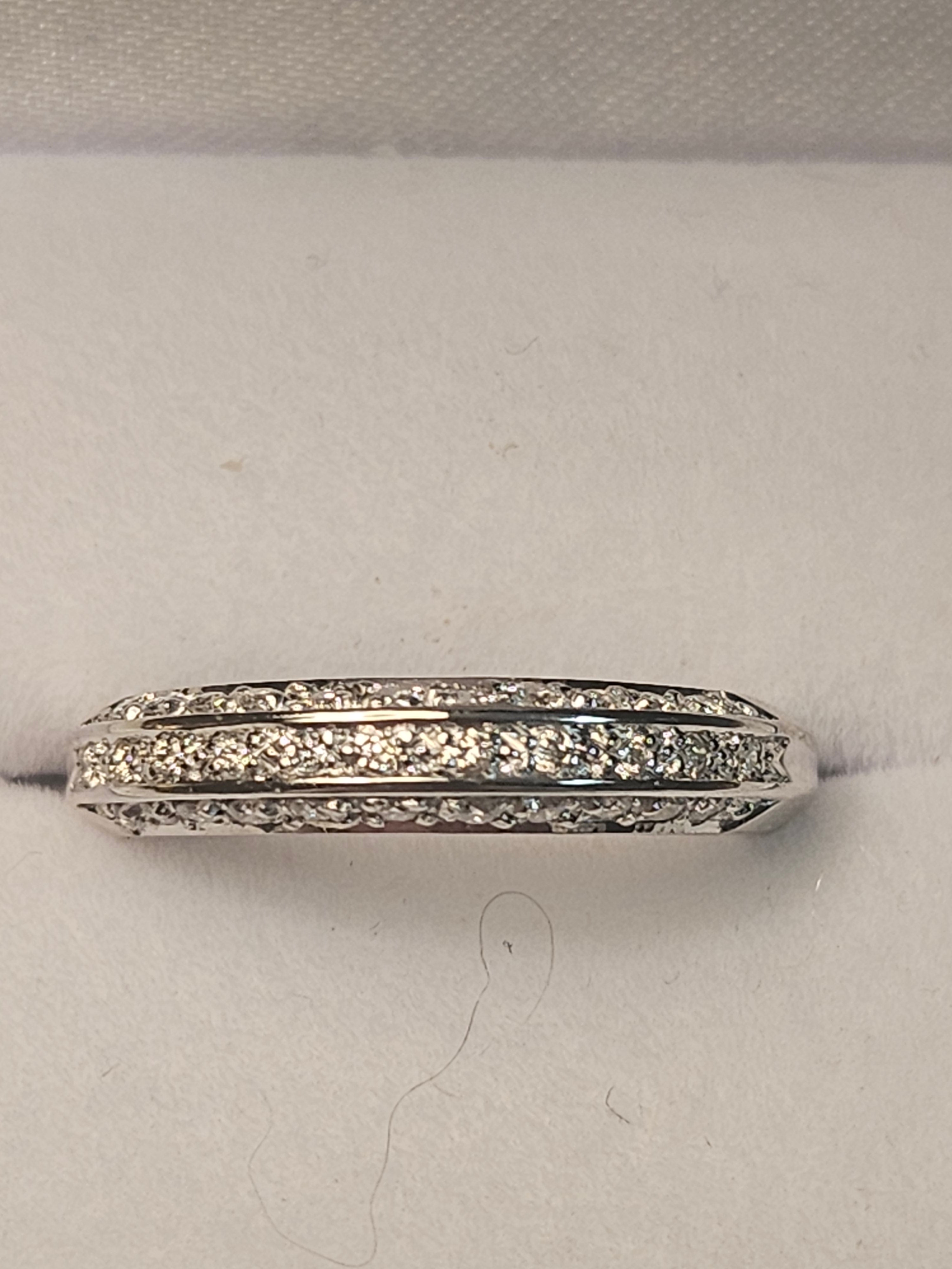 Diamond Anniversary Ring - White Gold - H2582W - $3267