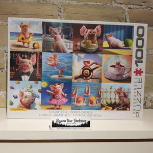 Eurographics Puzzle - Funny Pigs - 1000 pieces - 6000-5770
