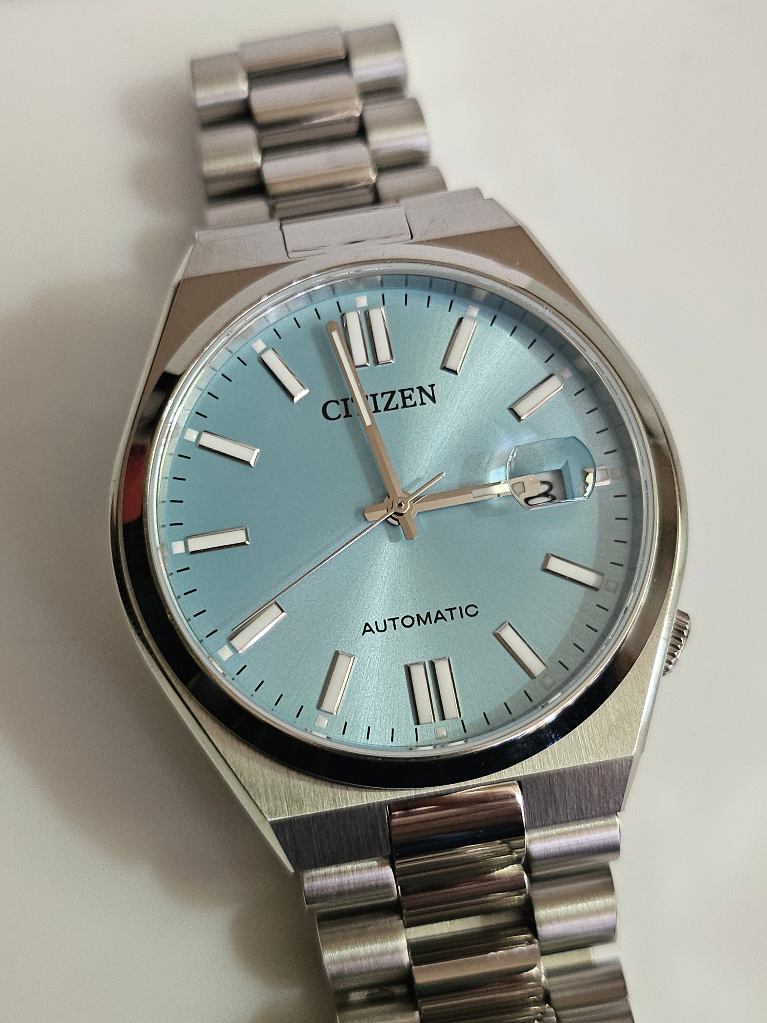 Citizen  Automatic Stainless Steel Watch - NJ0151-53M - Tsuyosa - Blue