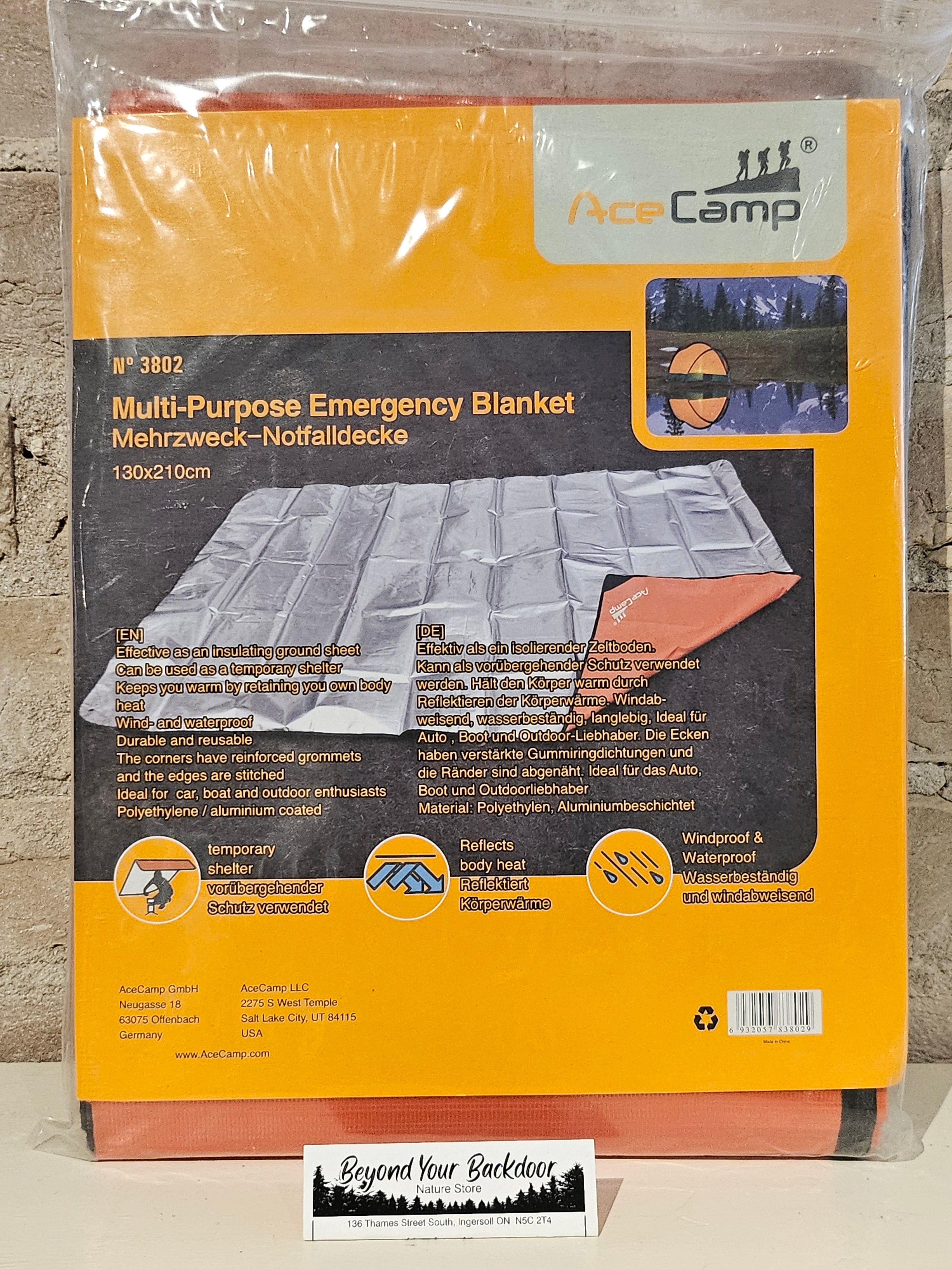 Ace Camp Emergency Blanket - 3802
