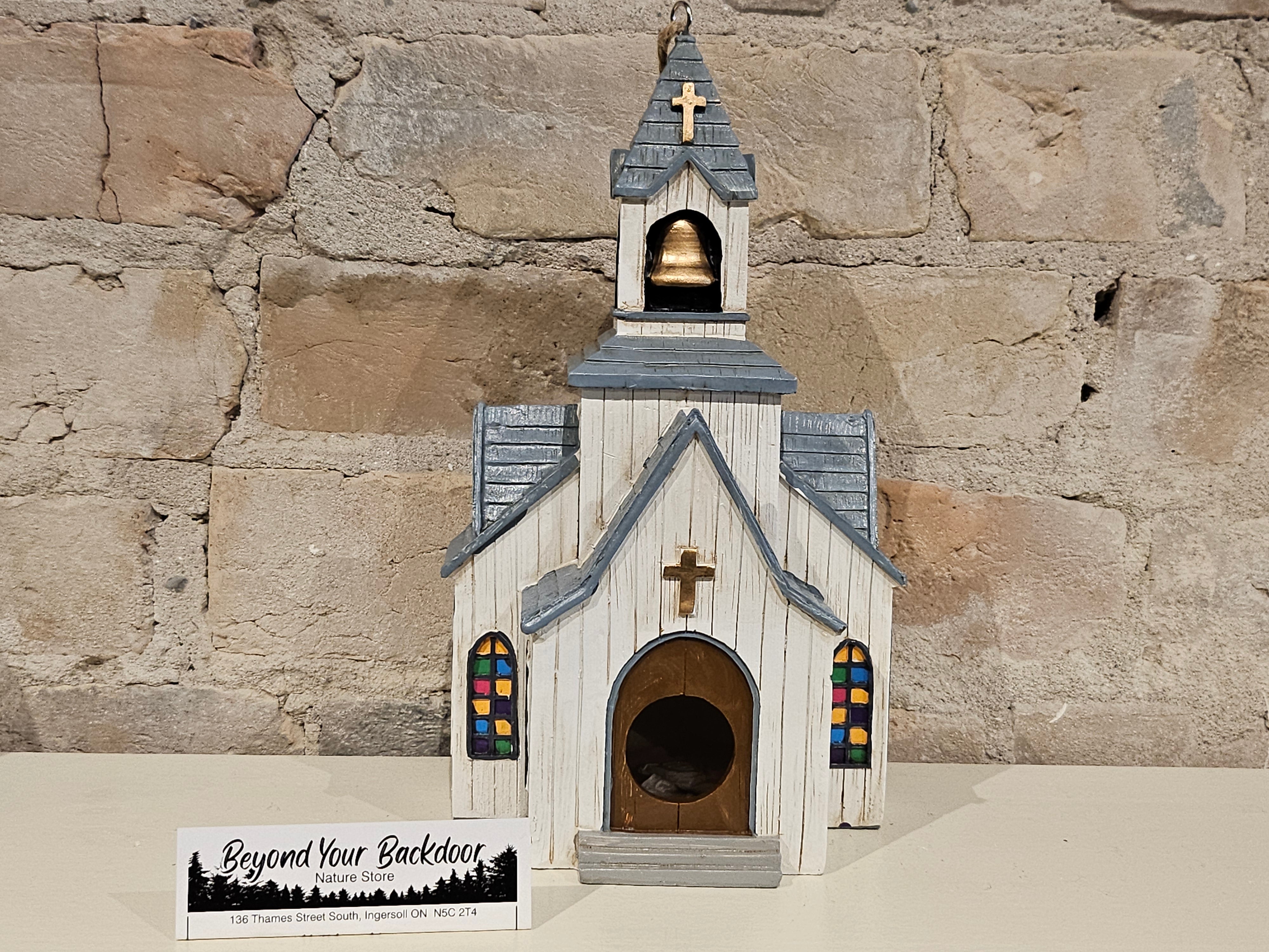 Birdhouse - Decorative - Church - 10135