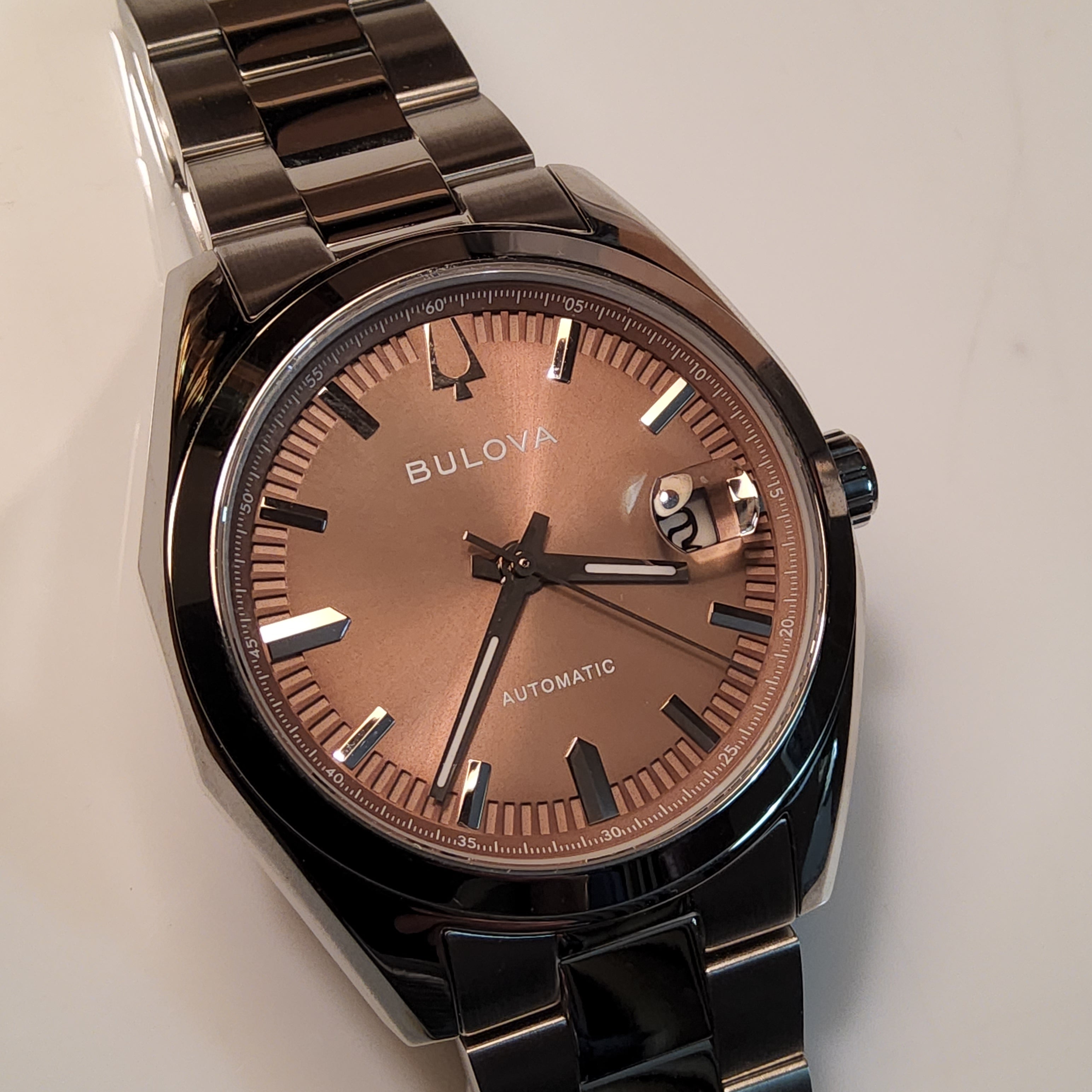 Bulova Automatic Stainless Steel Watch - 96B470 - Surveyor