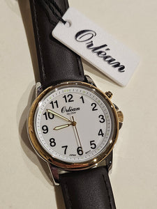 Orlean Watch - GLOW - Leather Band - ME3640-LTR