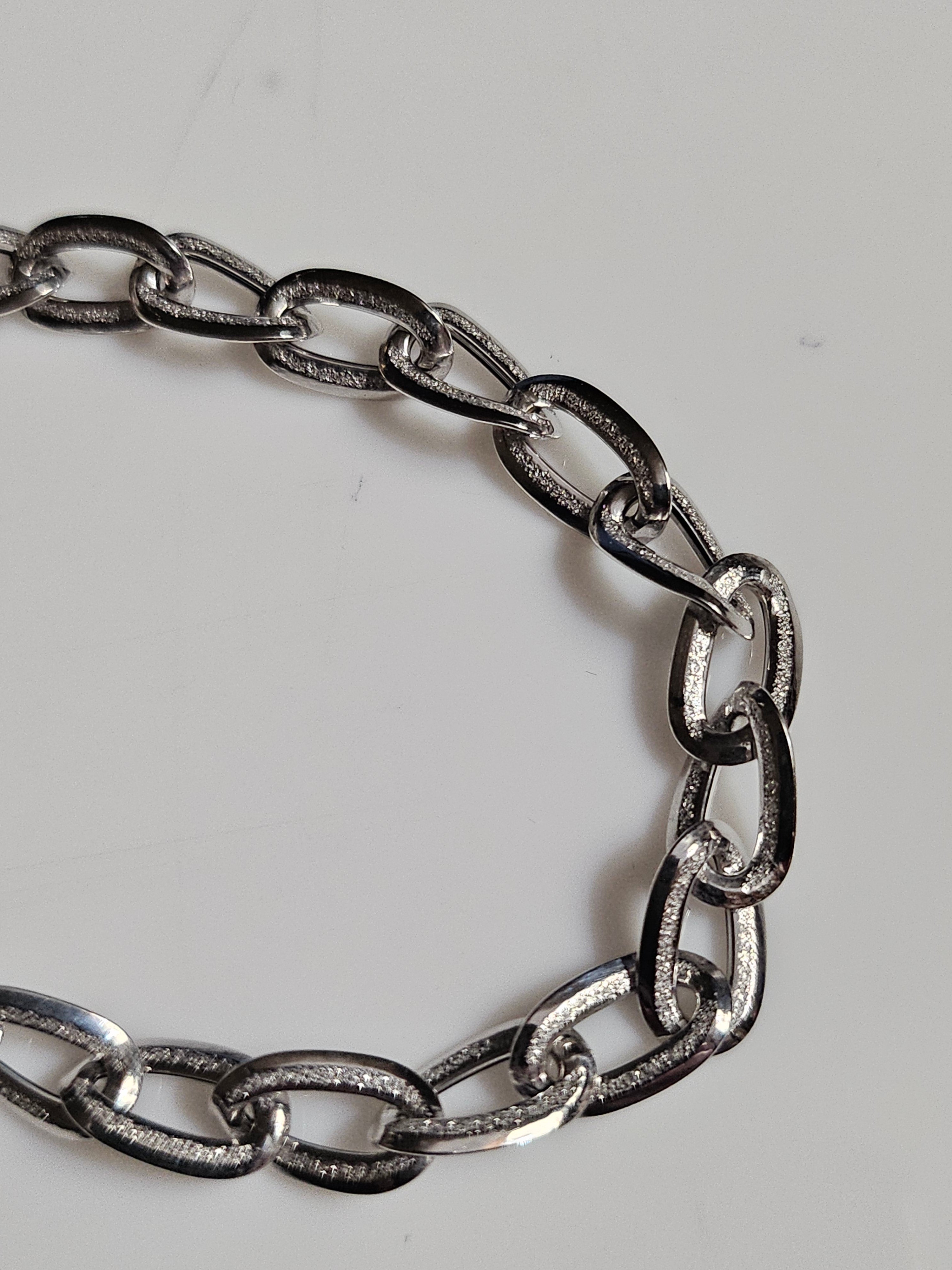 White Gold (14Kt) Fancy Link Bracelet - 7.25-inch - LL12796 - $1430