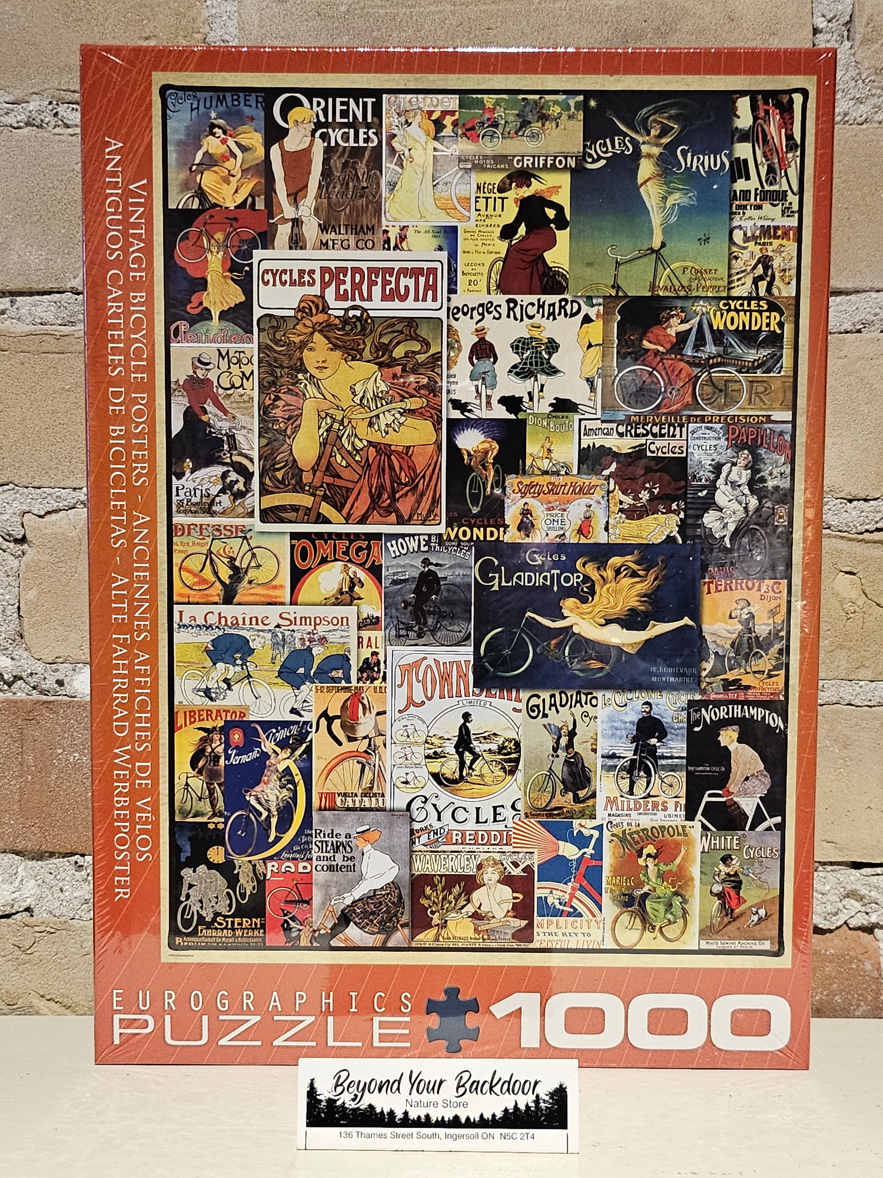 Eurographics Puzzle - Vintage Bicycle Posters - 1000 pieces - 6000-0756