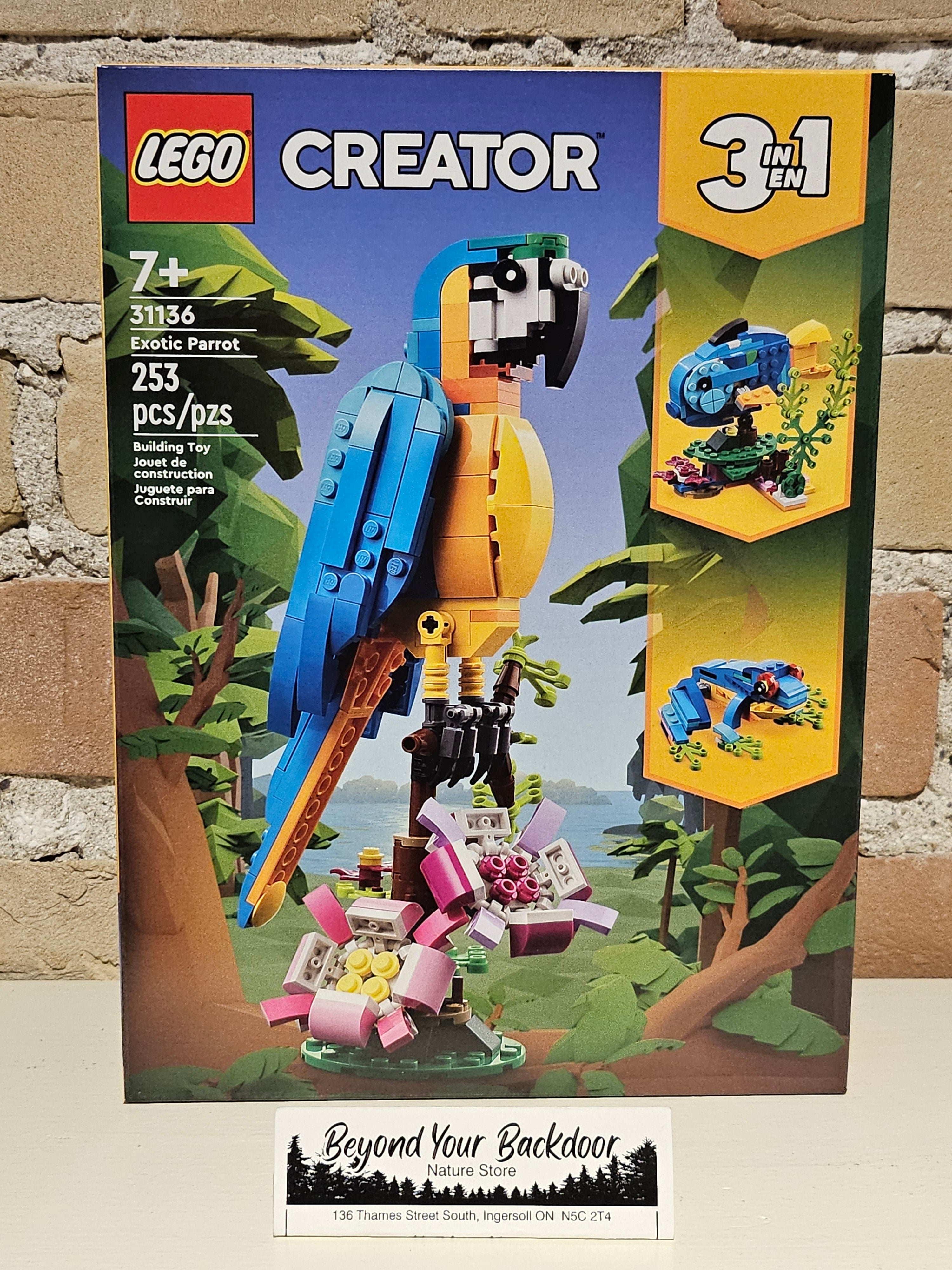 Lego Creator - 3in1 - Parrot - Age 7+ - 253 pieces - 31136