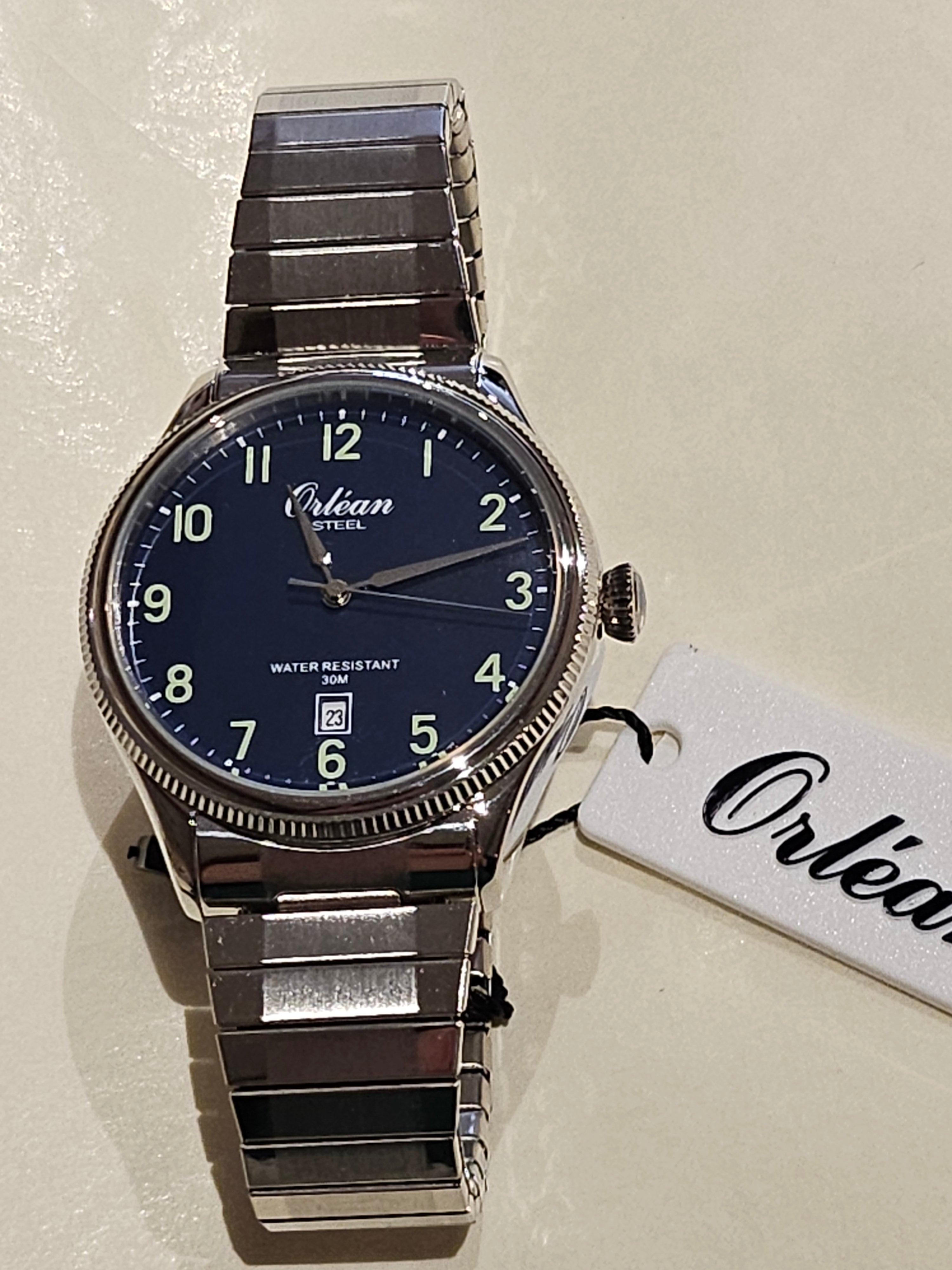 Orlean Watch - Expansion Band - Blue Face - ME3533
