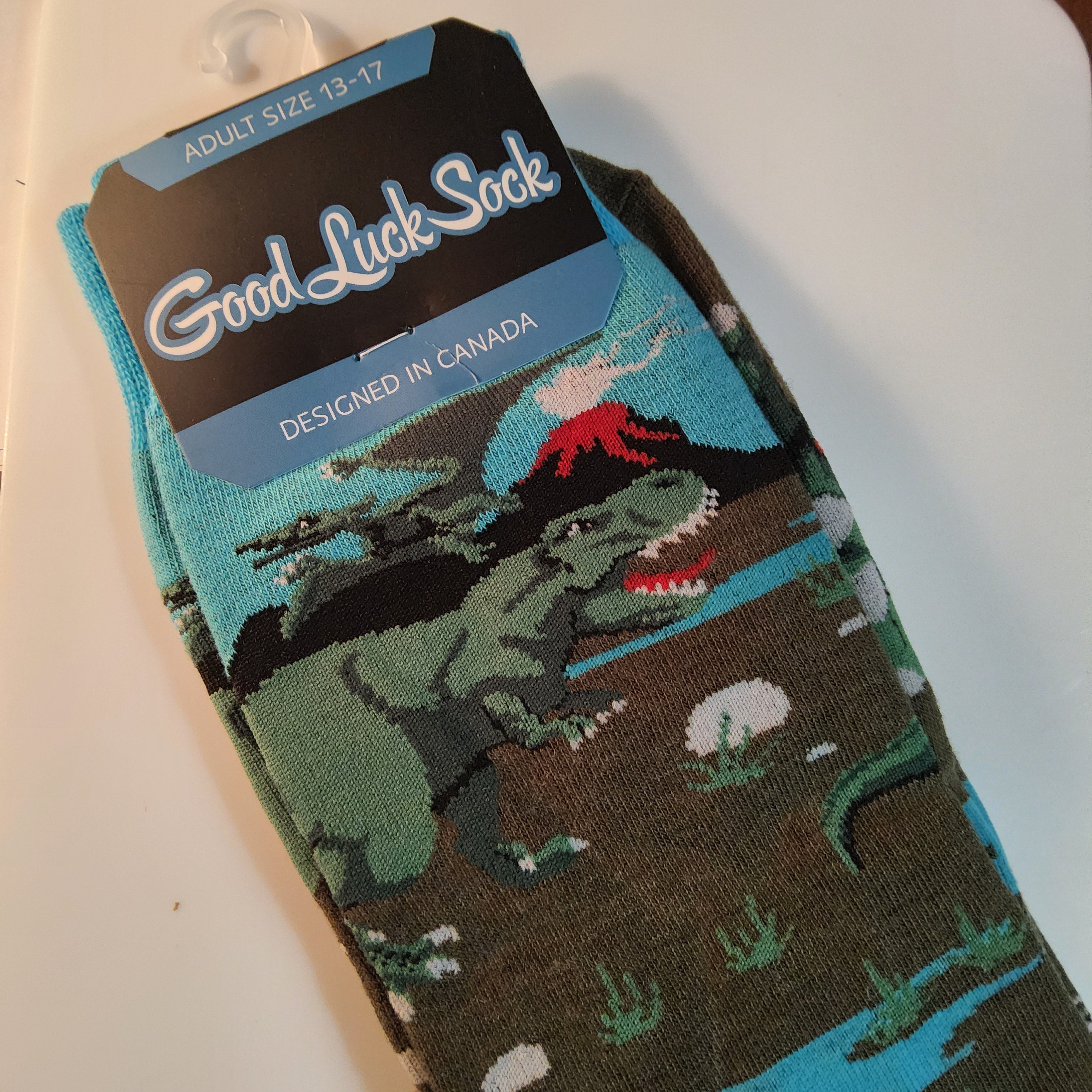 Big and Tall - Good Luck Sock - Mens - Sizes 13-17 - ASSORTED DESIGNS