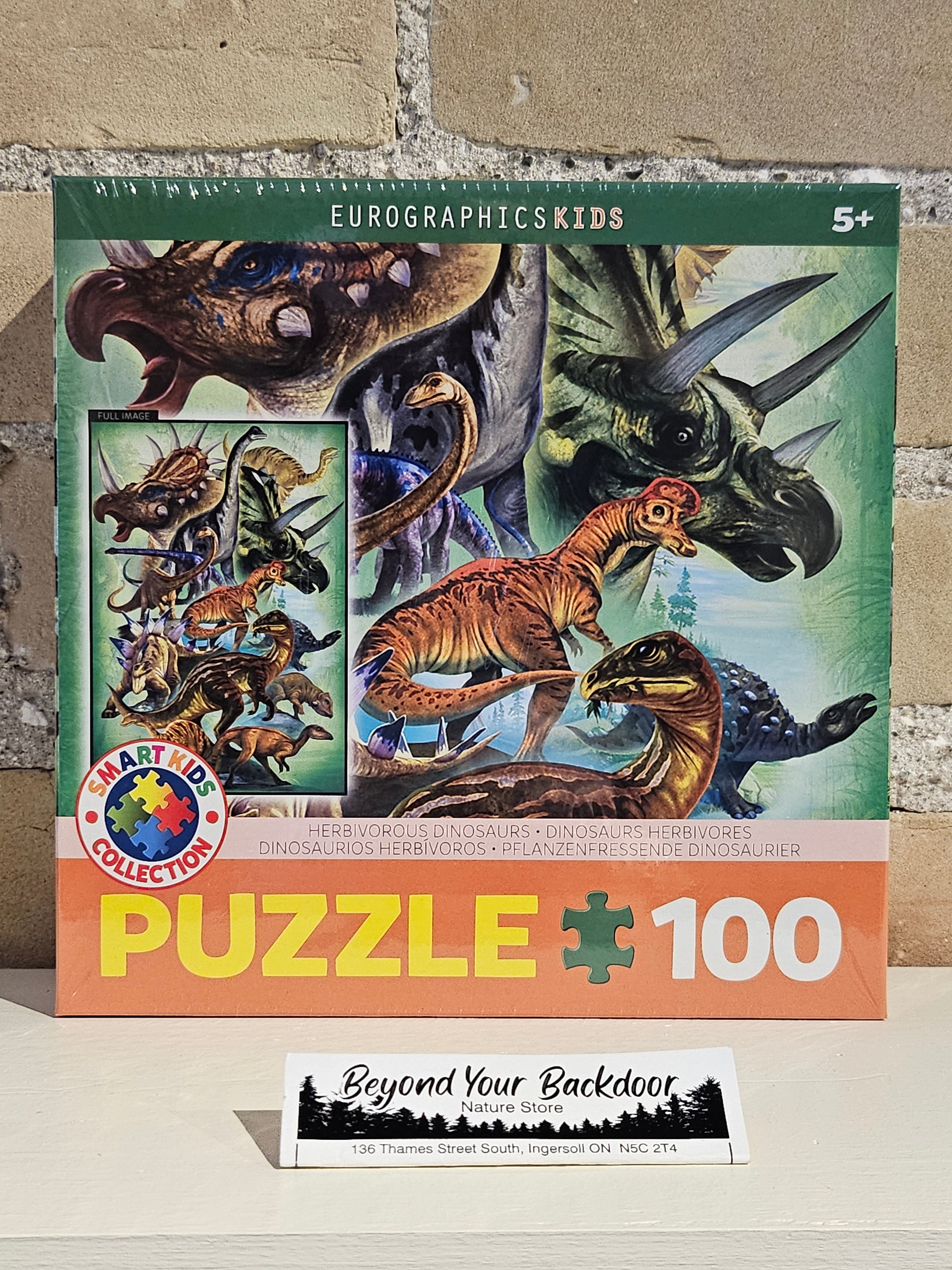 Eurographics Kids Puzzle - Herbivorous Dinosaurs - 100 pieces - 6100-0360