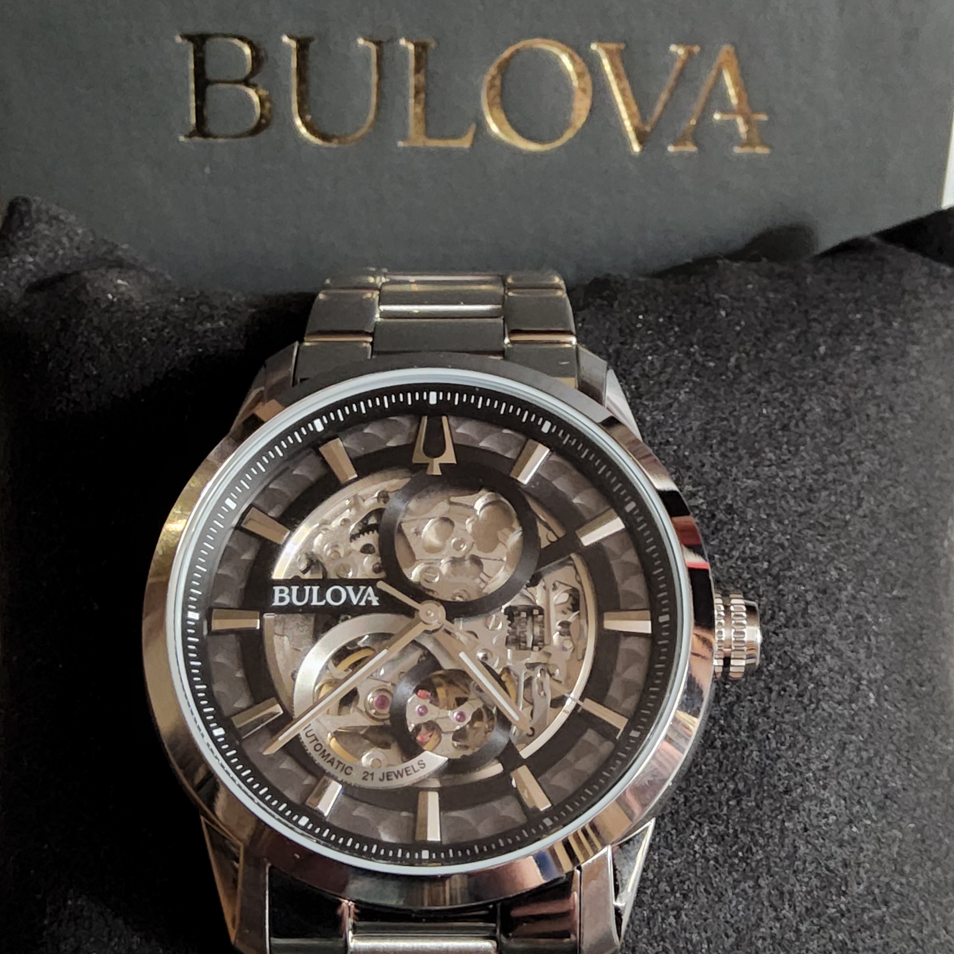 Bulova Automatic Stainless Steel Watch - 96A208 - Sutton