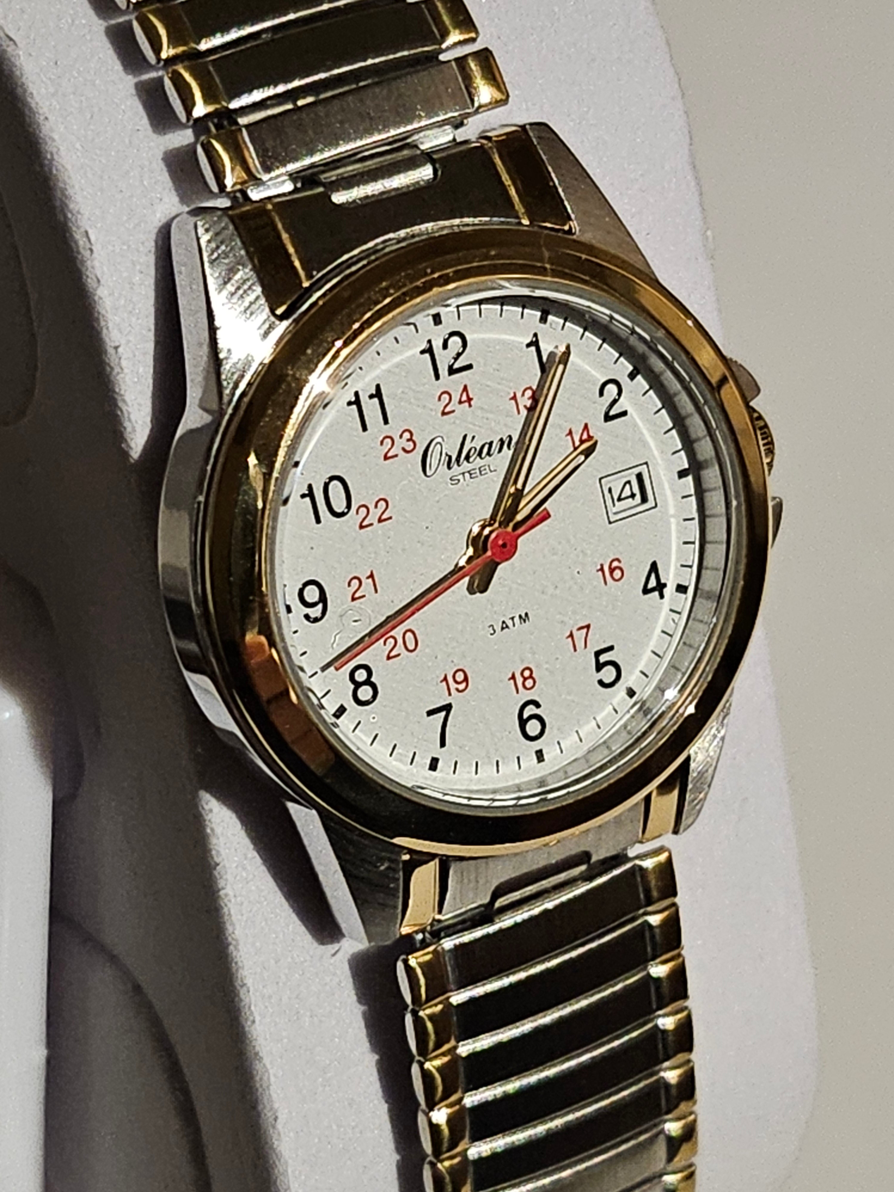 Orlean Watch - 24 Hour - Expansion Bracelet - ME3345X