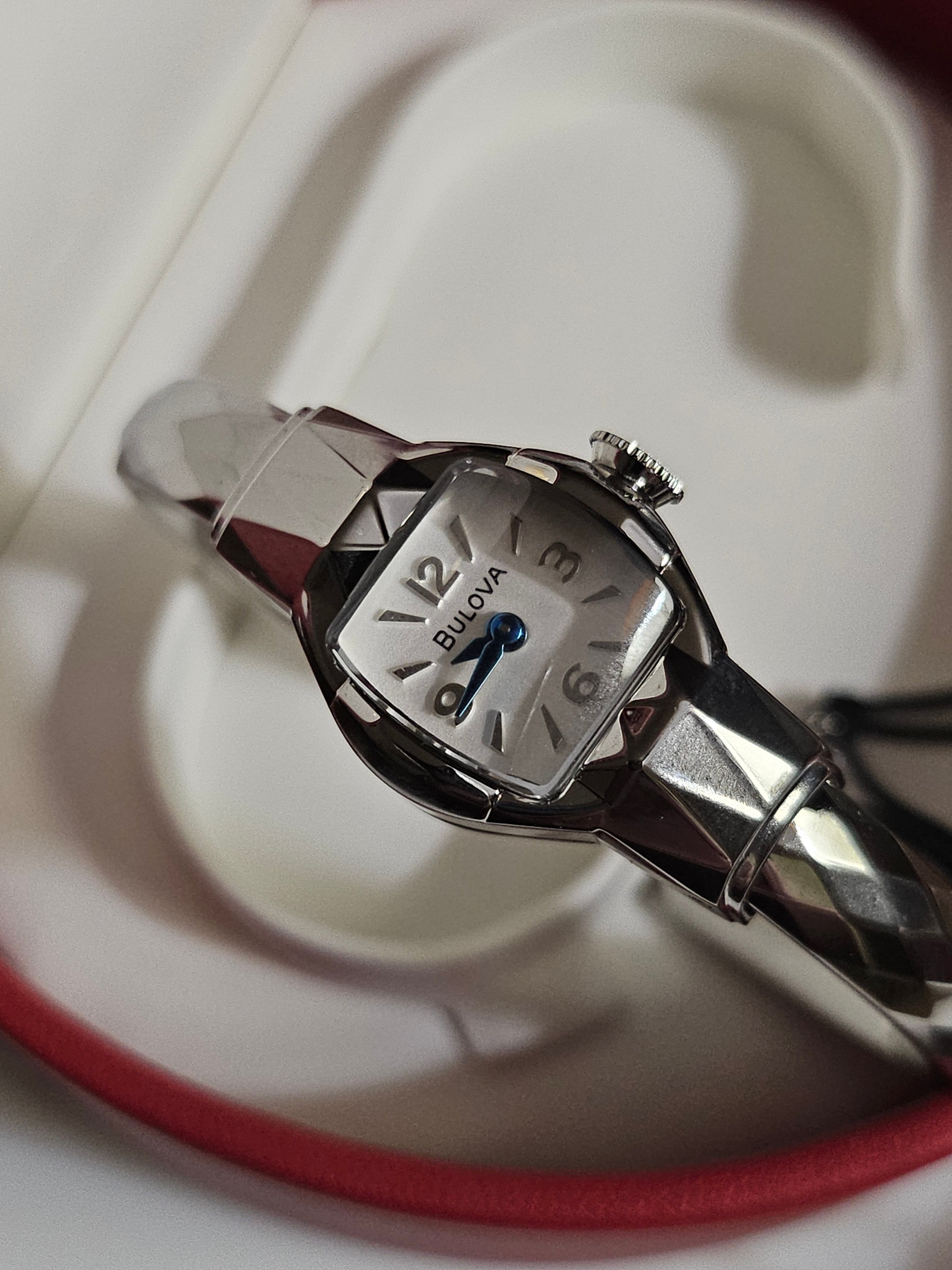 Bulova Stainless Steel Watch - Bangle - Limited Edition - 96L333 - American Girl "M"