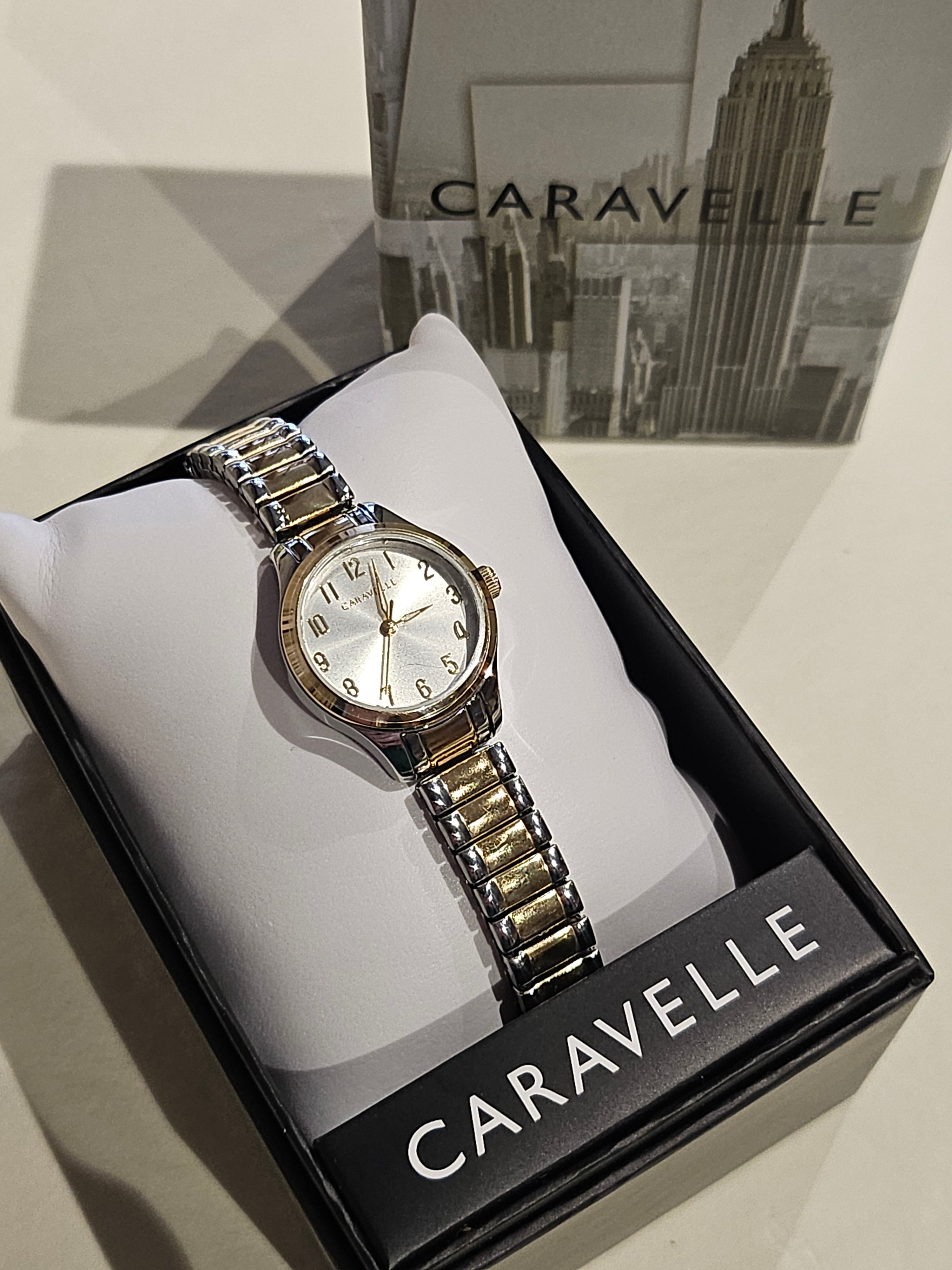 Caravelle Two-tone Stainless Steel Watch - Ladies - 45L177