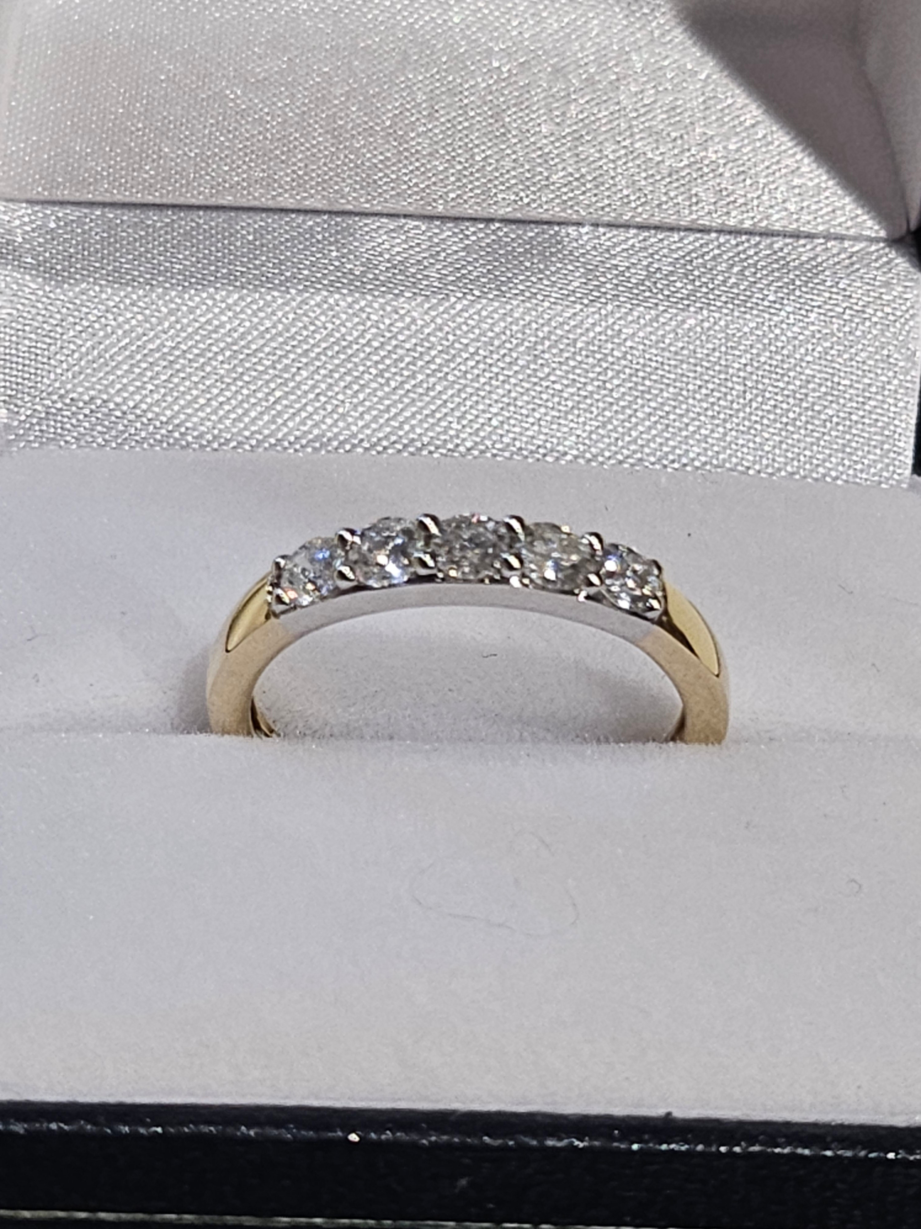 Diamond Anniversary Ring (5)- SR12735 - Y