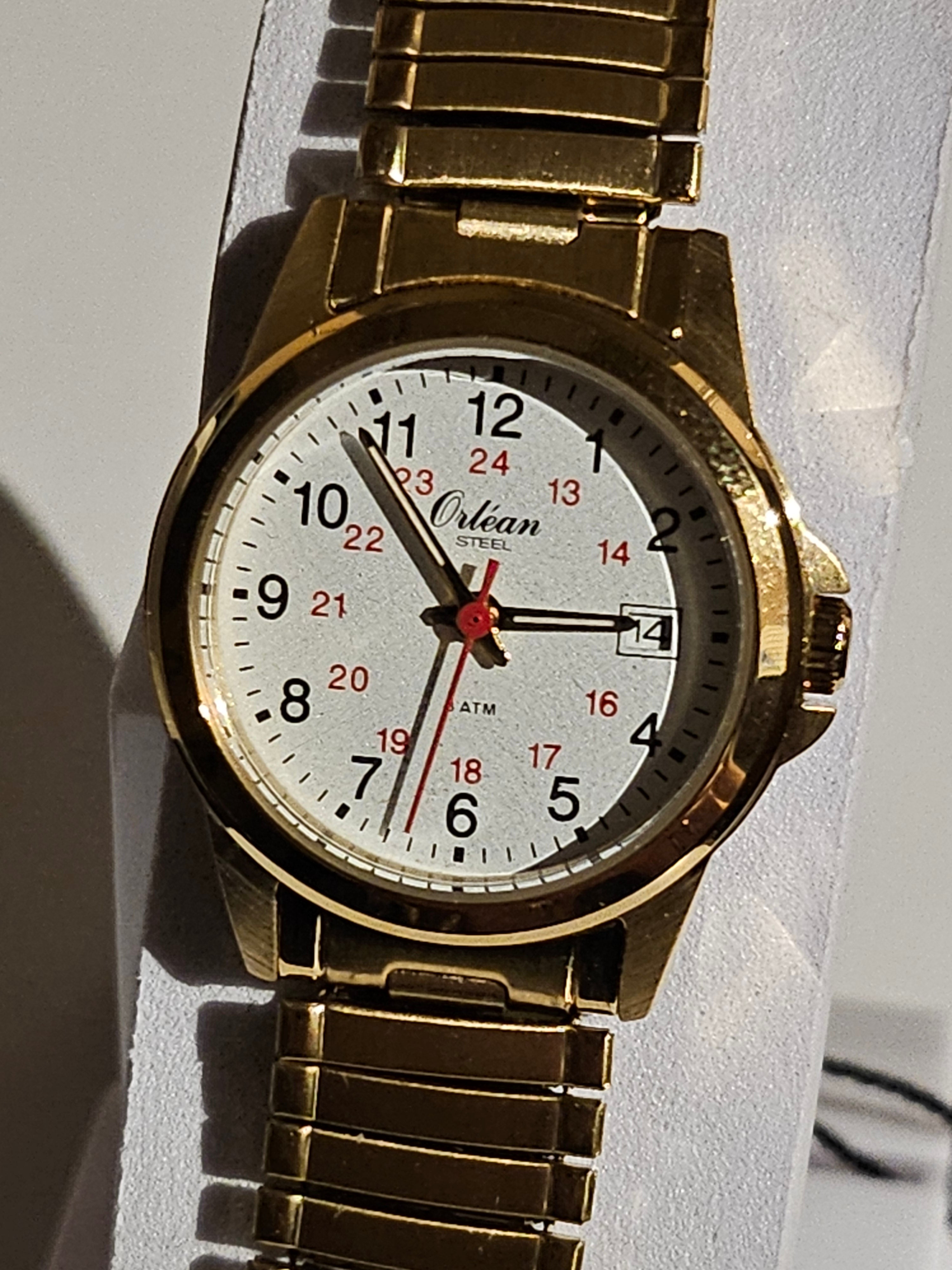 Orlean Watch - 24 Hour - Expansion Bracelet - ME3346X