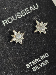 S/SEarrings - Stud style - Star design - QE14886
