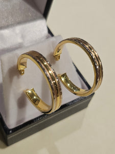 Hoop Earrings - 24mm - Yellow Gold 10Kt - $459
