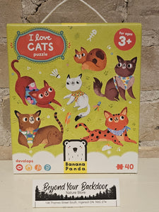 Banana Panda Puzzle - I Love Cats - 3+ - 40 pieces - 49288