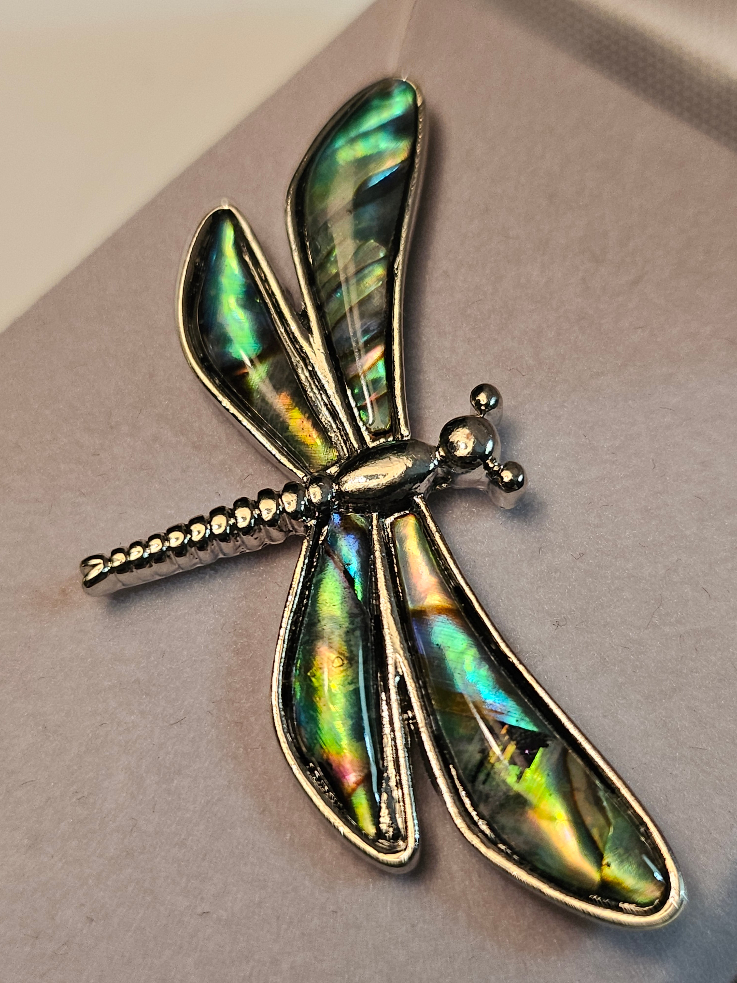 Storrs Brooch - Dragonfly - Glacier Pearle - 8031050