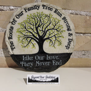 Stepping Stone / Wall Plaque - Family Tree - 13365
