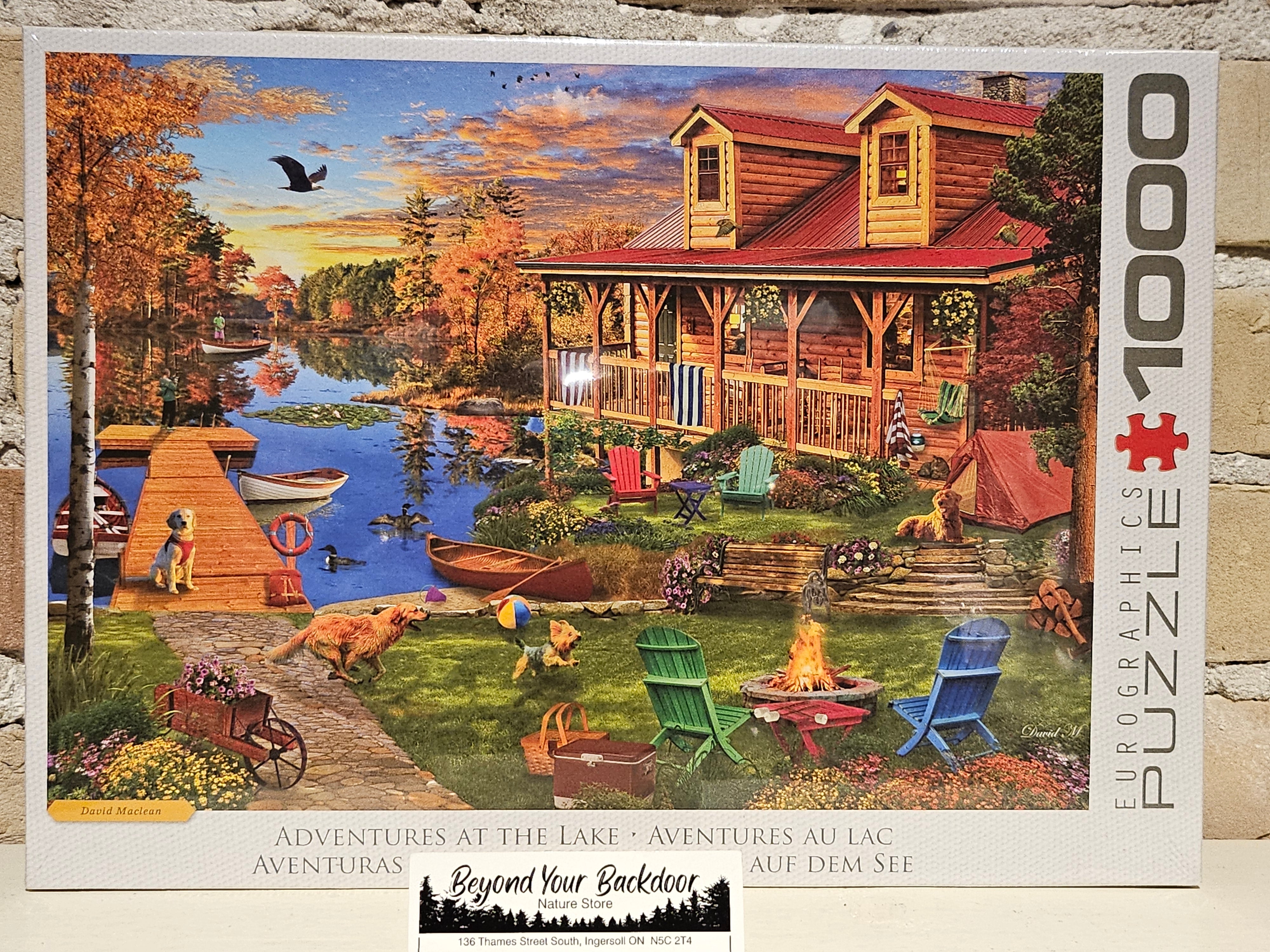 Eurographics Puzzle - Adventures at the Lake - 1000 pieces - 6000-6136