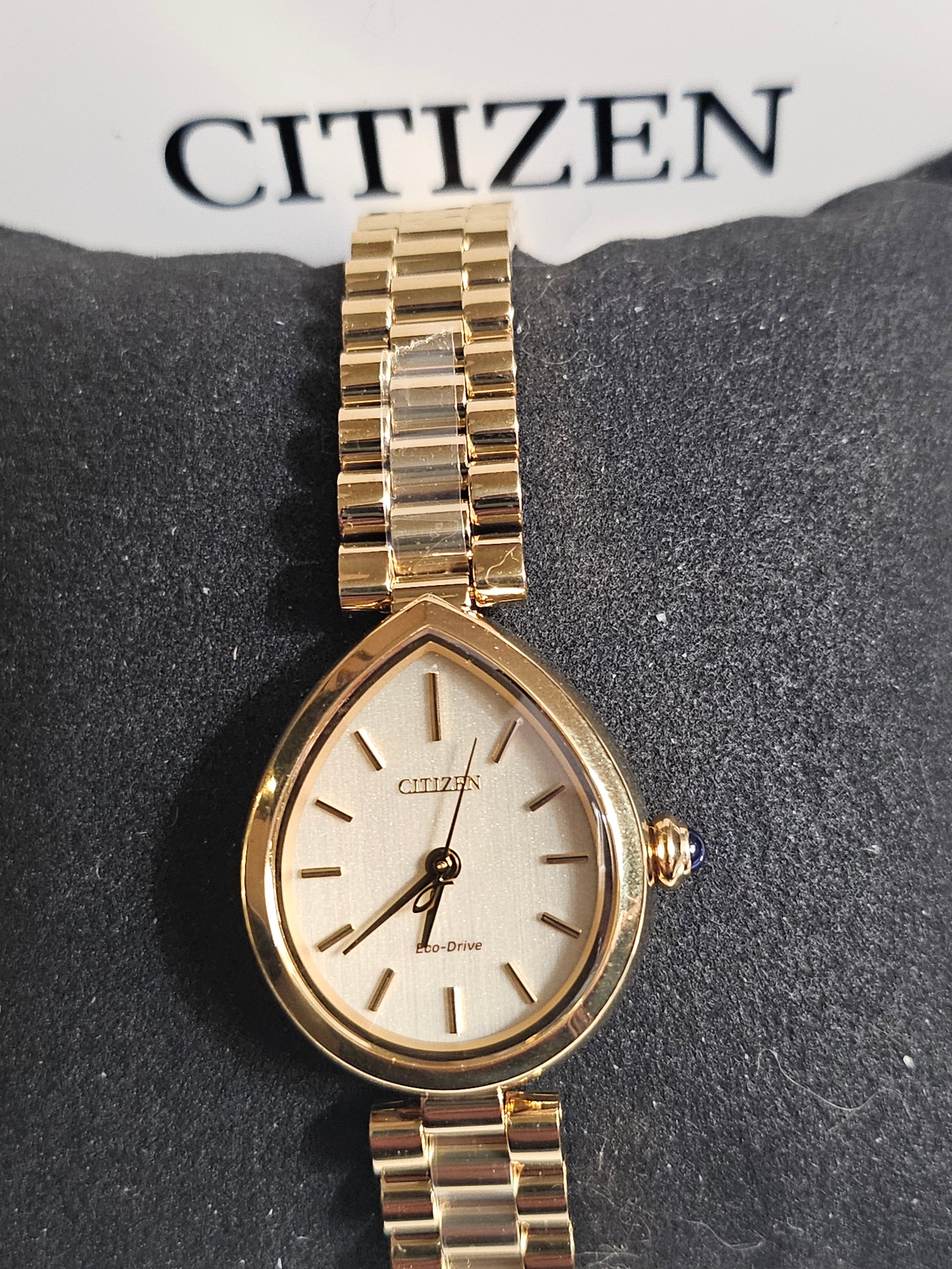 Citizen Eco-Drive Stainless Steel Watch - Ladies - EM1202-50P - Citizen L Rainell