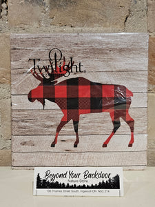 Twilight Collection Napkins - 20 Tissue Luncheon Napkins - Plaid Moose - P1263