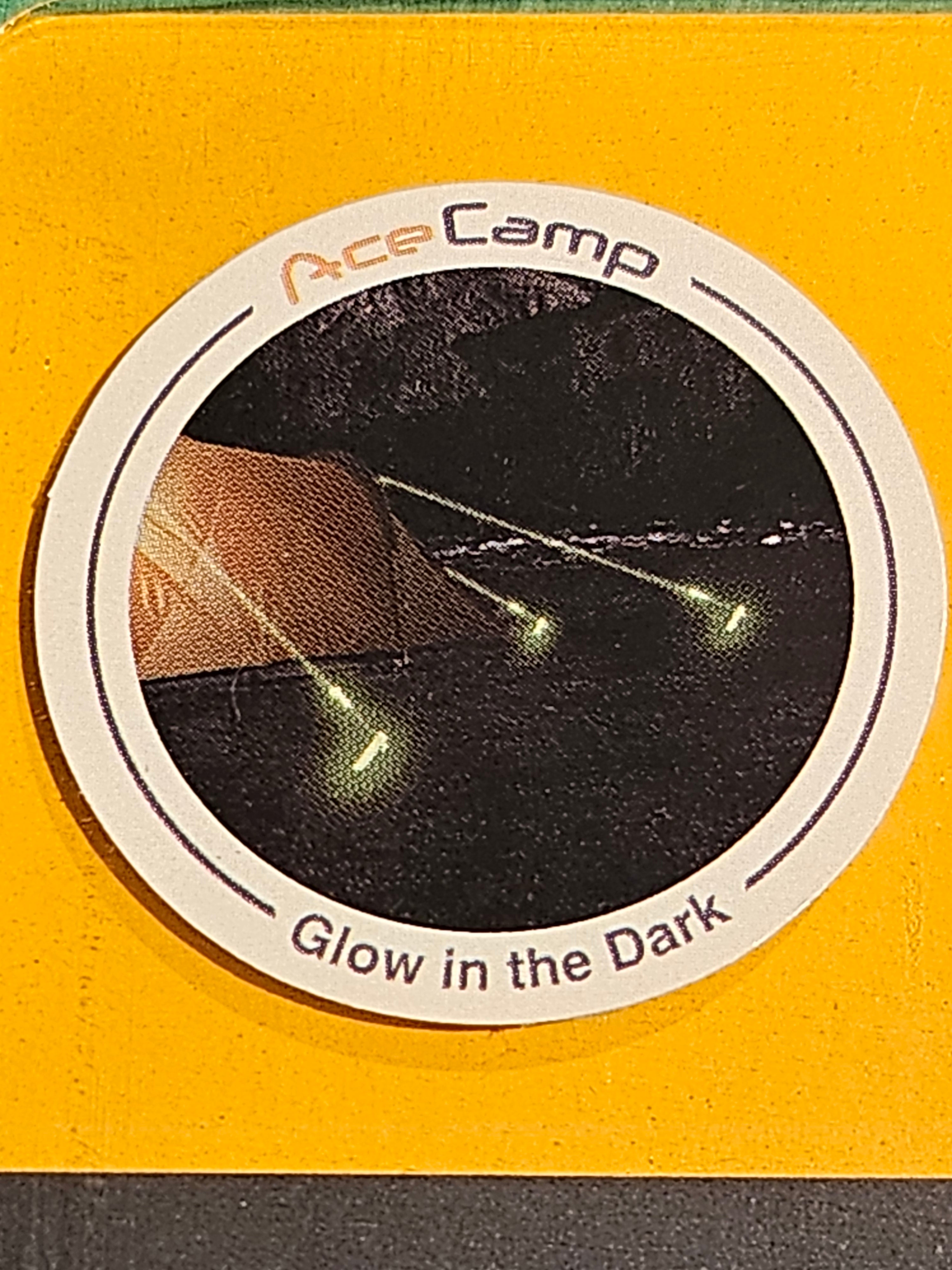 Ace Camp Glow in the Dark Steel Pegs x 4 - 2795
