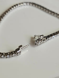 Gold Tennis Bracelet 10Kt - 7 inch (Lab Grown Diamonds)