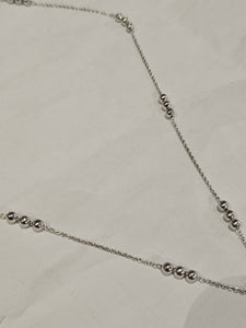 ELLE S/SNecklet - Pearl Drop Chain with Beads - 17 inch with 3 inch extension - Genesis - $239