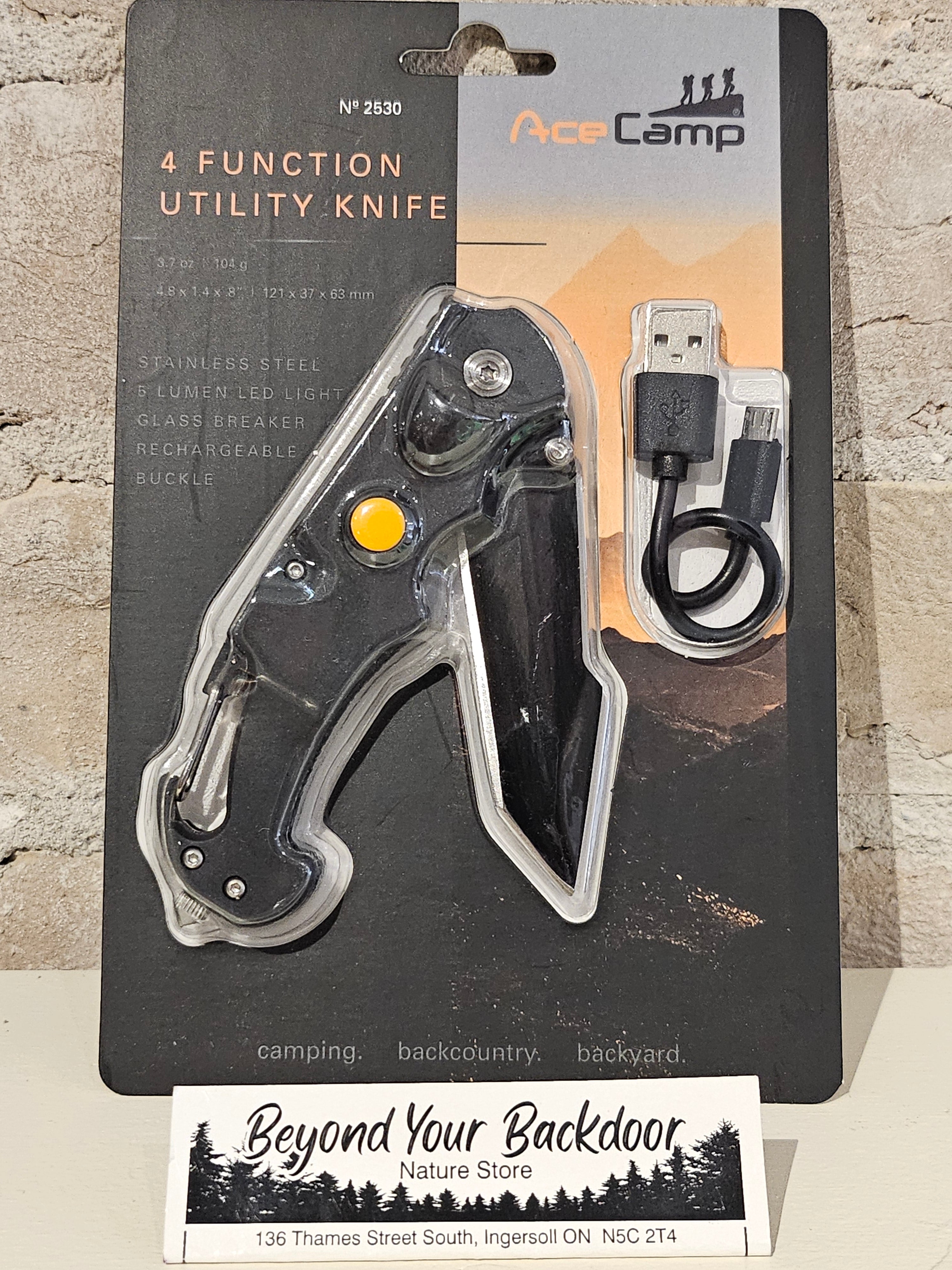 Ace Camp Four-Function Utility Knife - 2530
